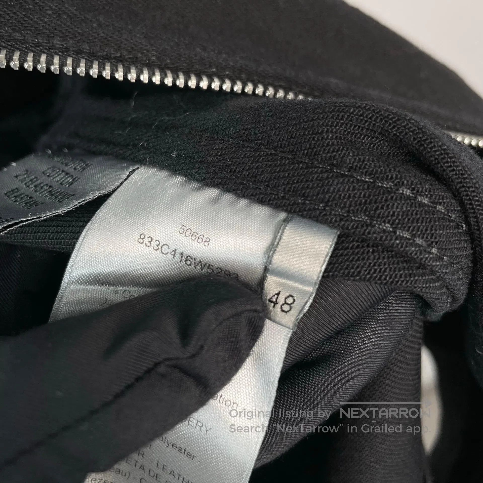 Dior Dior Black Flame Embroidered Letter Zip-Up Hooded Sweatshi Size US M / EU 48-50 / 2 - 9 Thumbnail