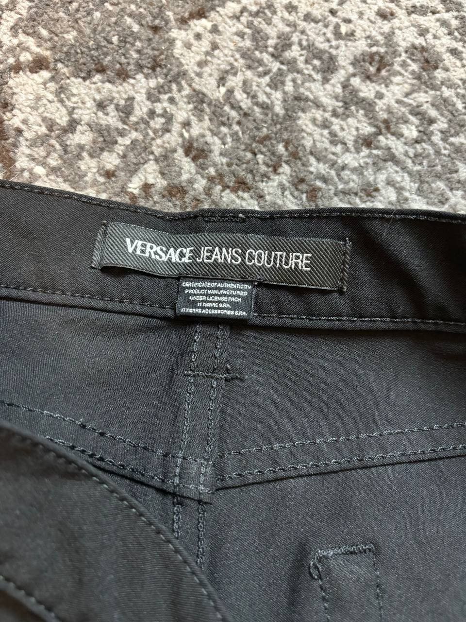Versace × Versace Jeans Couture × Vintage Vintage Y2K Jeans Couture Stretch Opium Shade Pants Size US 28 / EU 44 - 6 Thumbnail