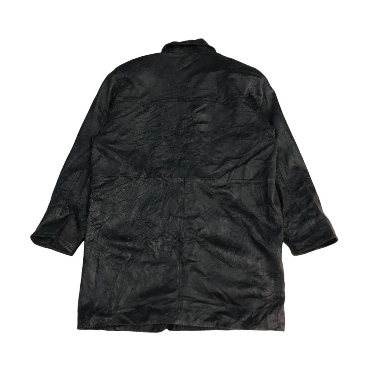 Japanese Brand 🔥VINTAGE BIKER LEATHER JACKET UNKNOWN BRAND ISSEY MIYAKE Size US M / EU 48-50 / 2 - 2 Thumbnail
