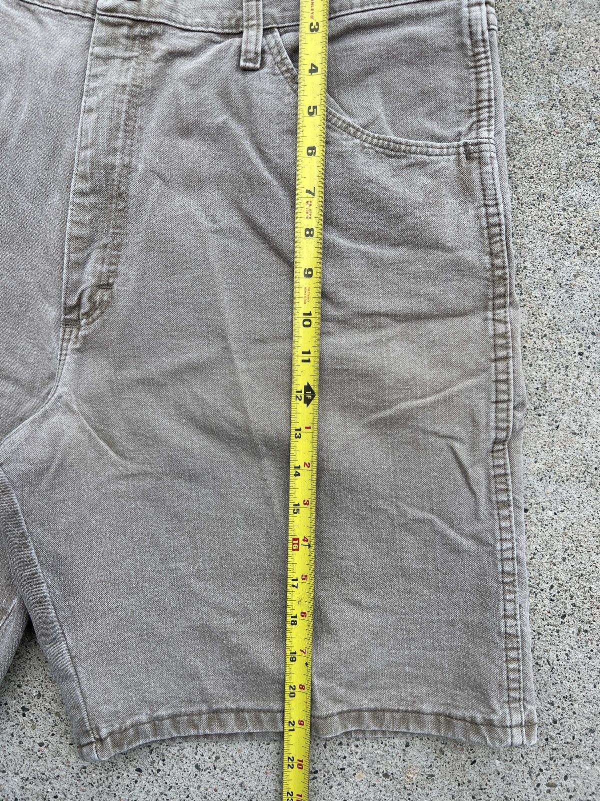 Vintage × Wrangler Vintage Wrangler Light Tan Khaki Relaxed Denim Shorts Sz. 36 Size US 36 / EU 52 - 6 Thumbnail