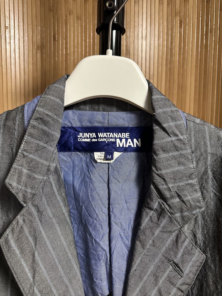 Junya Watanabe commedes garcons man stripe jacket Size US M / EU 48-50 / 2 - 3 Thumbnail