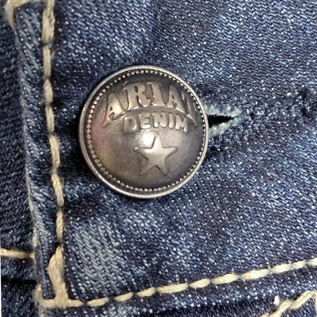 Ariat ARIAT REAL Denim Jeans Blue Solid Classic Men Size 34 Size US 34 / EU 50 - 4 Thumbnail
