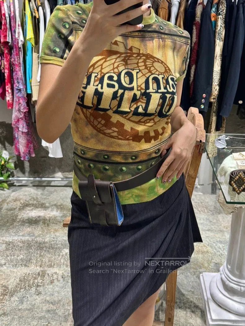 Jean Paul Gaultier Jean Paul Gaultier 90s Logo Tie-Dye Tee. Size US M / EU 48-50 / 2 - 5 Thumbnail
