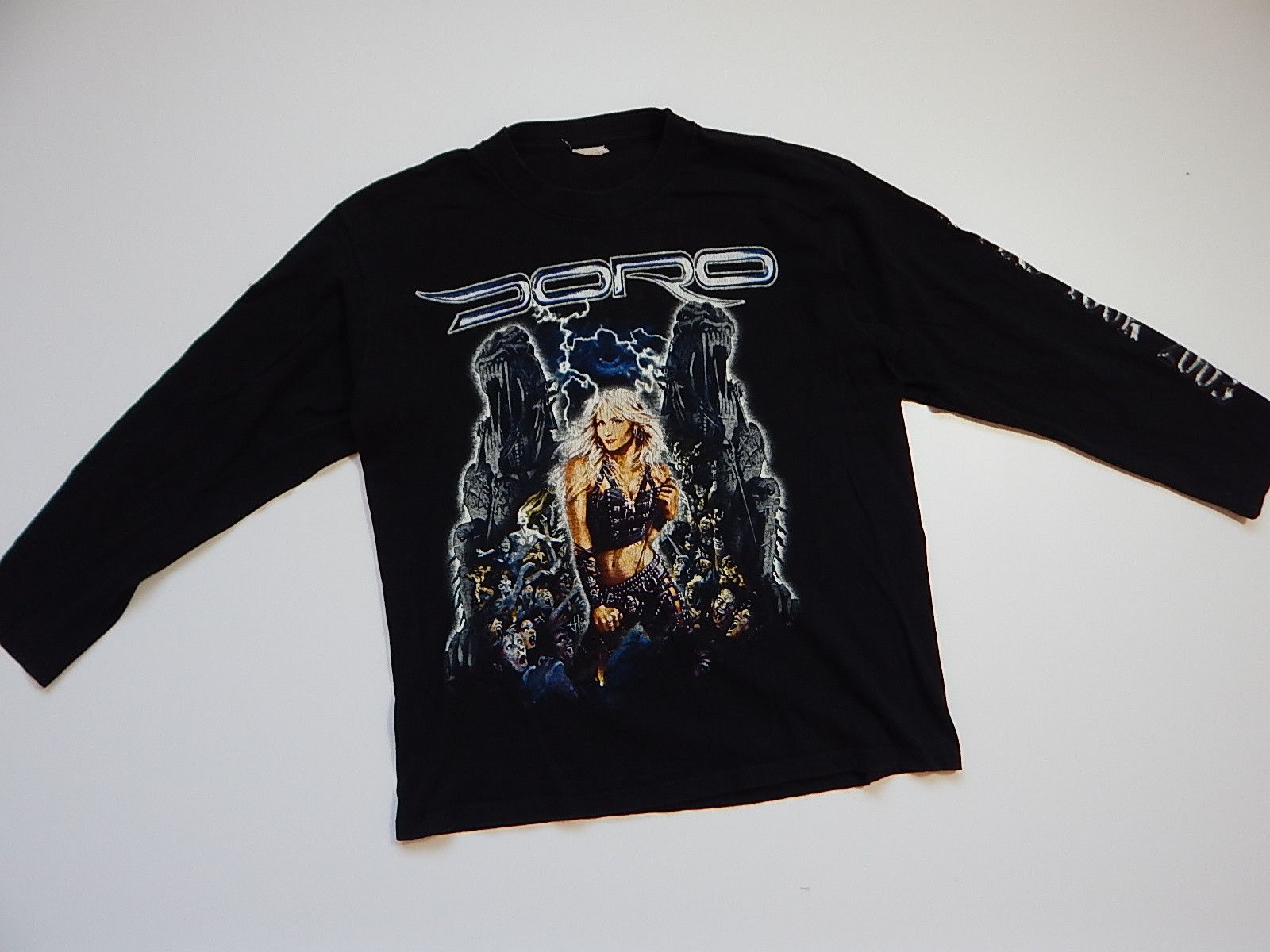 Band Tees × Vintage vintage 00s y2k doro heavy metal rock band tour tee Size US L / EU 52-54 / 3 - 1 Thumbnail