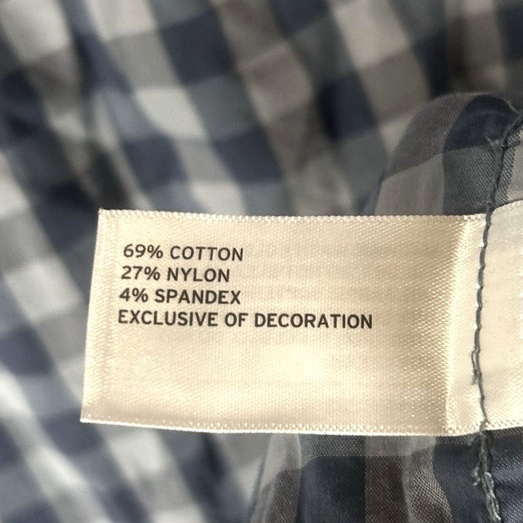 Vintage Alaskan Hardgear Button Up Shirt Blue Check Slim Fit Mens M Snap S/S Knit Cotton Blend Size US M / EU 48-50 / 2 - 5 Thumbnail