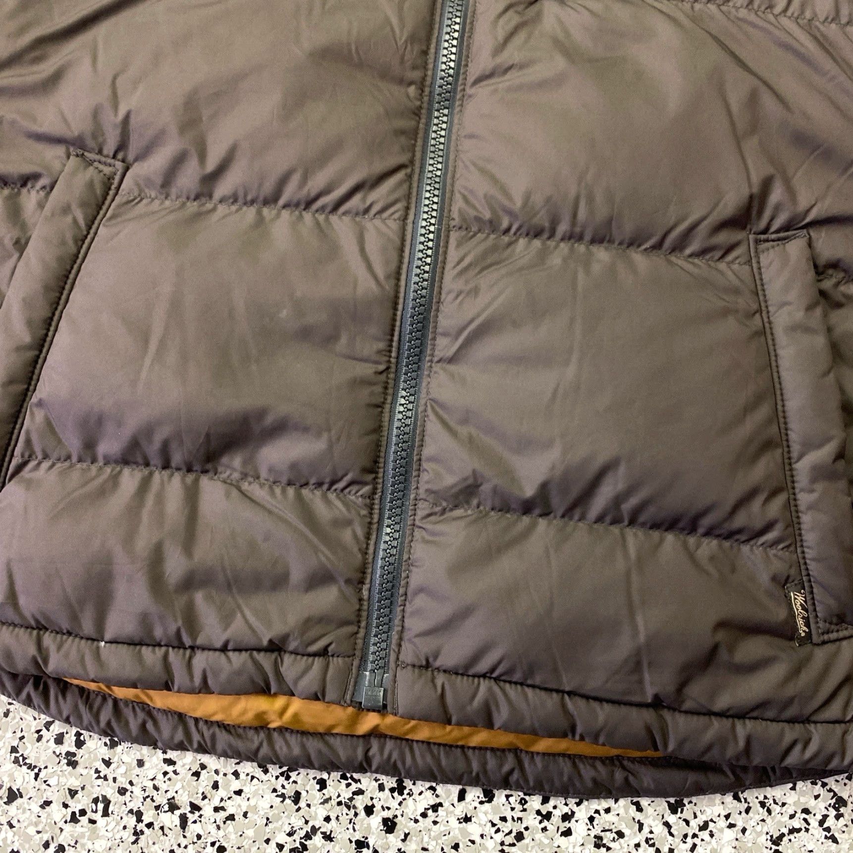 Vintage VINTAGE Woolrich Goose Down Puffer Vest Mens Medium Brown Size US M / EU 48-50 / 2 - 2 Thumbnail