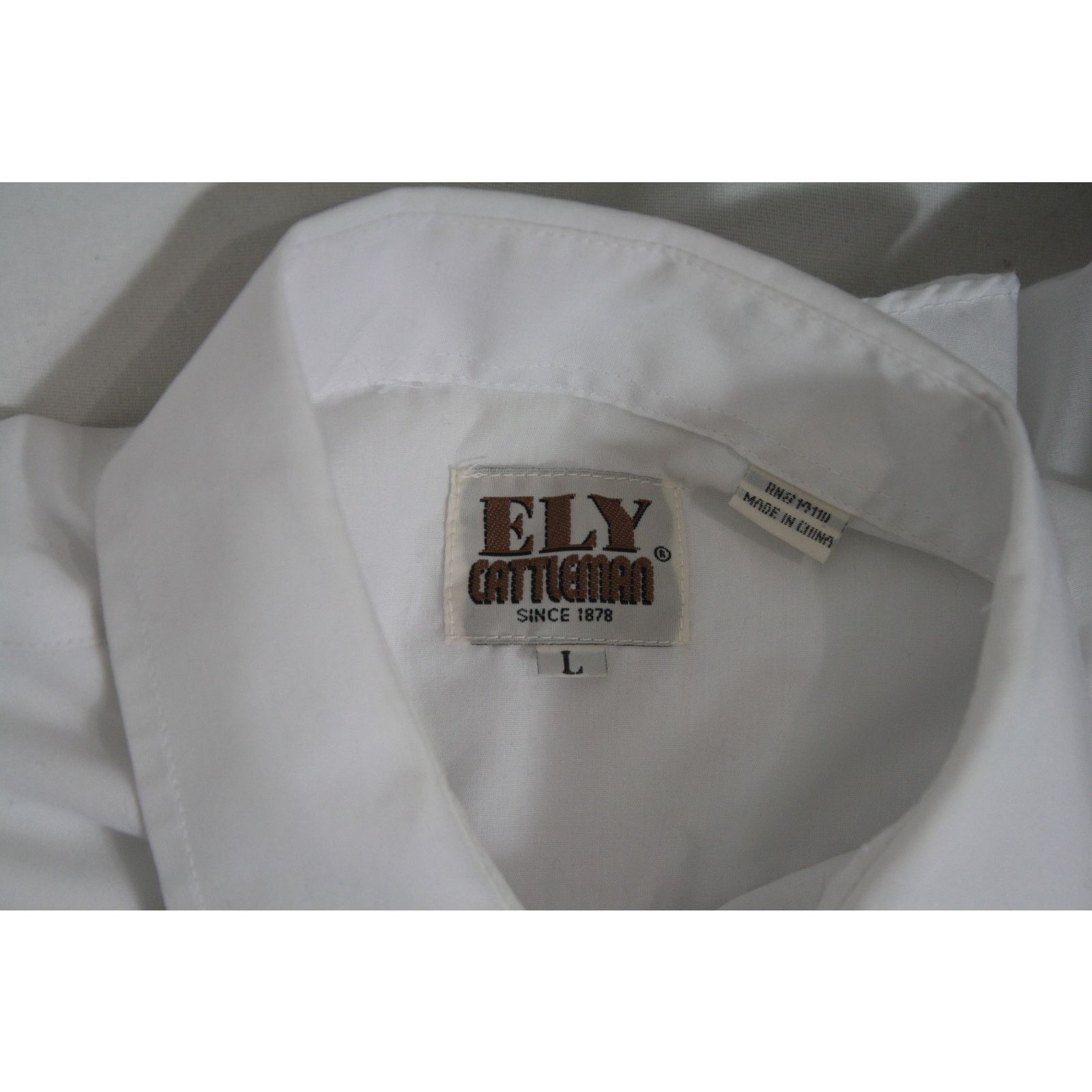 Vintage Vintage Embroidered Eagle Pearl Snap White Western Shirt L Size US L / EU 52-54 / 3 - 6 Thumbnail