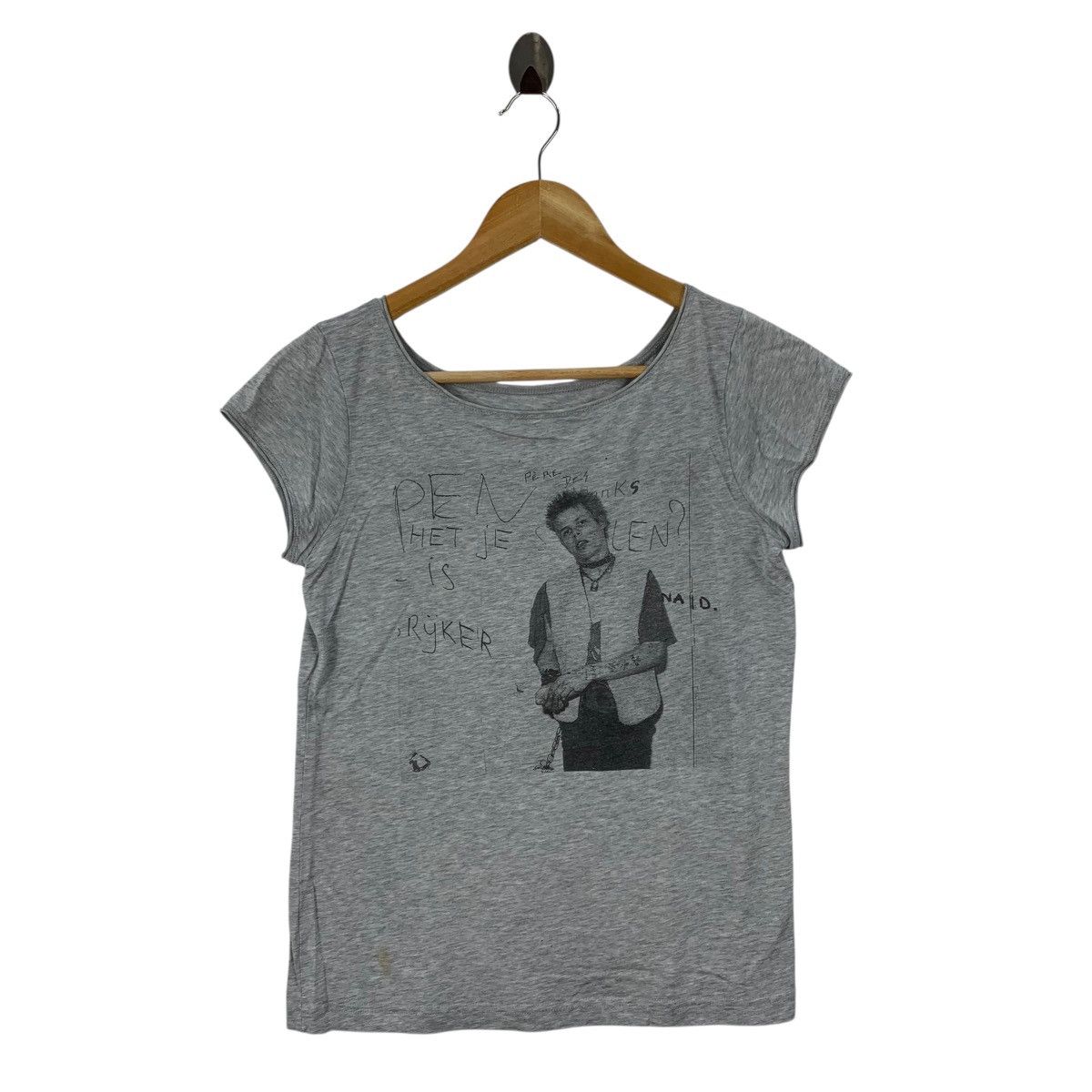agnes b. AGNES B x MAX NATKIEL French Brand Sleeveless Tshirt Size S / US 4 / IT 40 - 1 Thumbnail