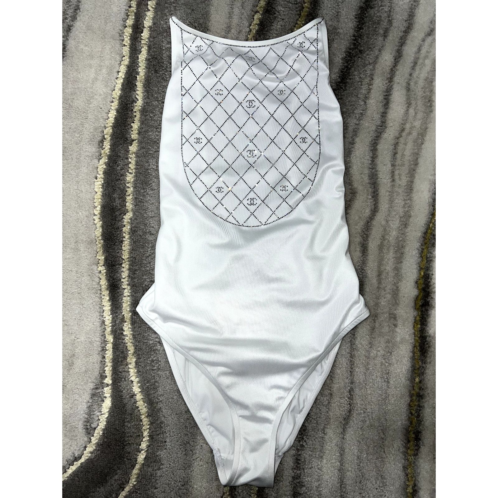 Chanel Chanel 23C Crystal One Piece Swimsuit Runway Bathingsuit 34 Size XXS / US 00 / IT 34 - 1 Thumbnail