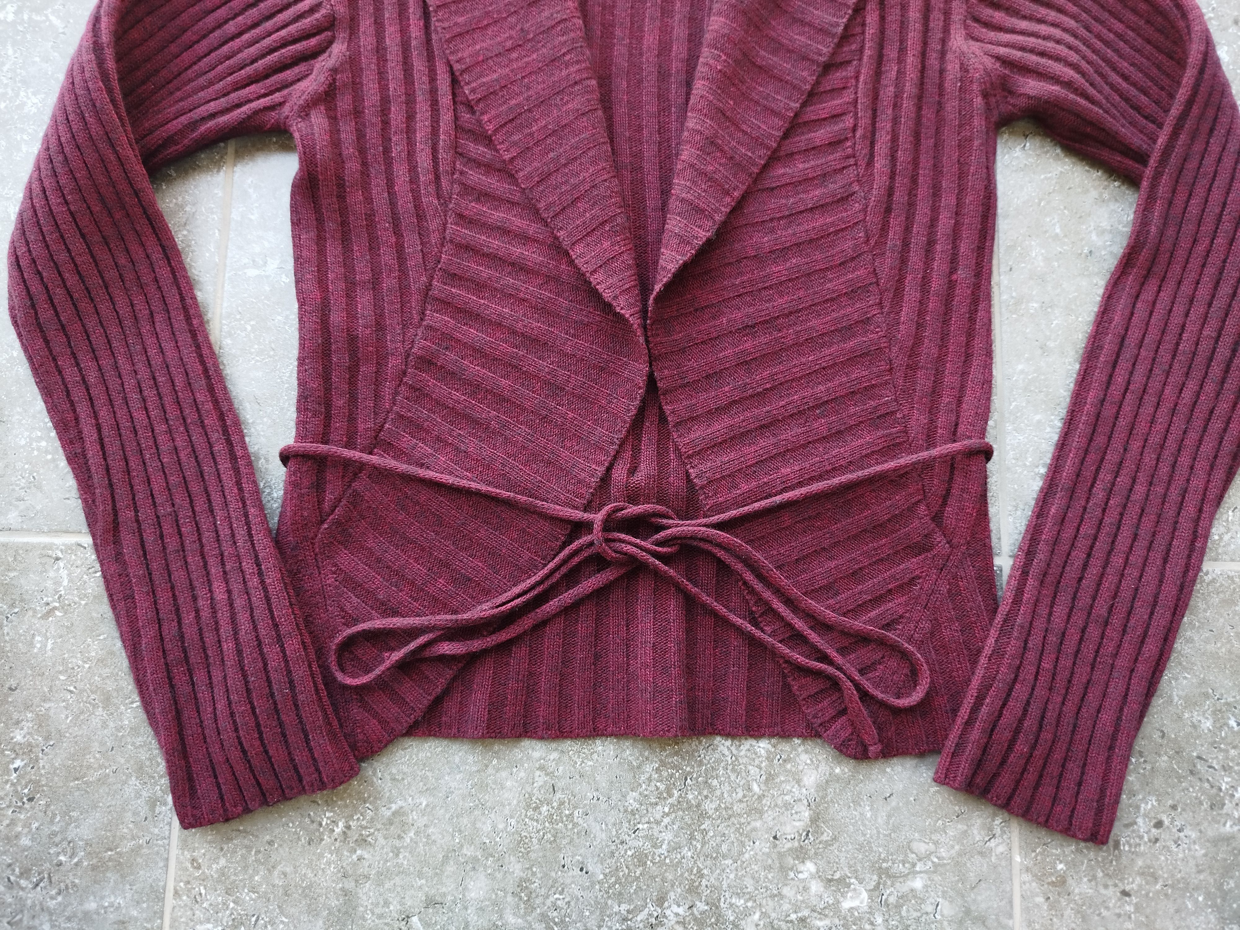 Sarah Pacini Cardigan Wrap Belted Knit Wool Blend One Size Size ONE SIZE - 4 Thumbnail