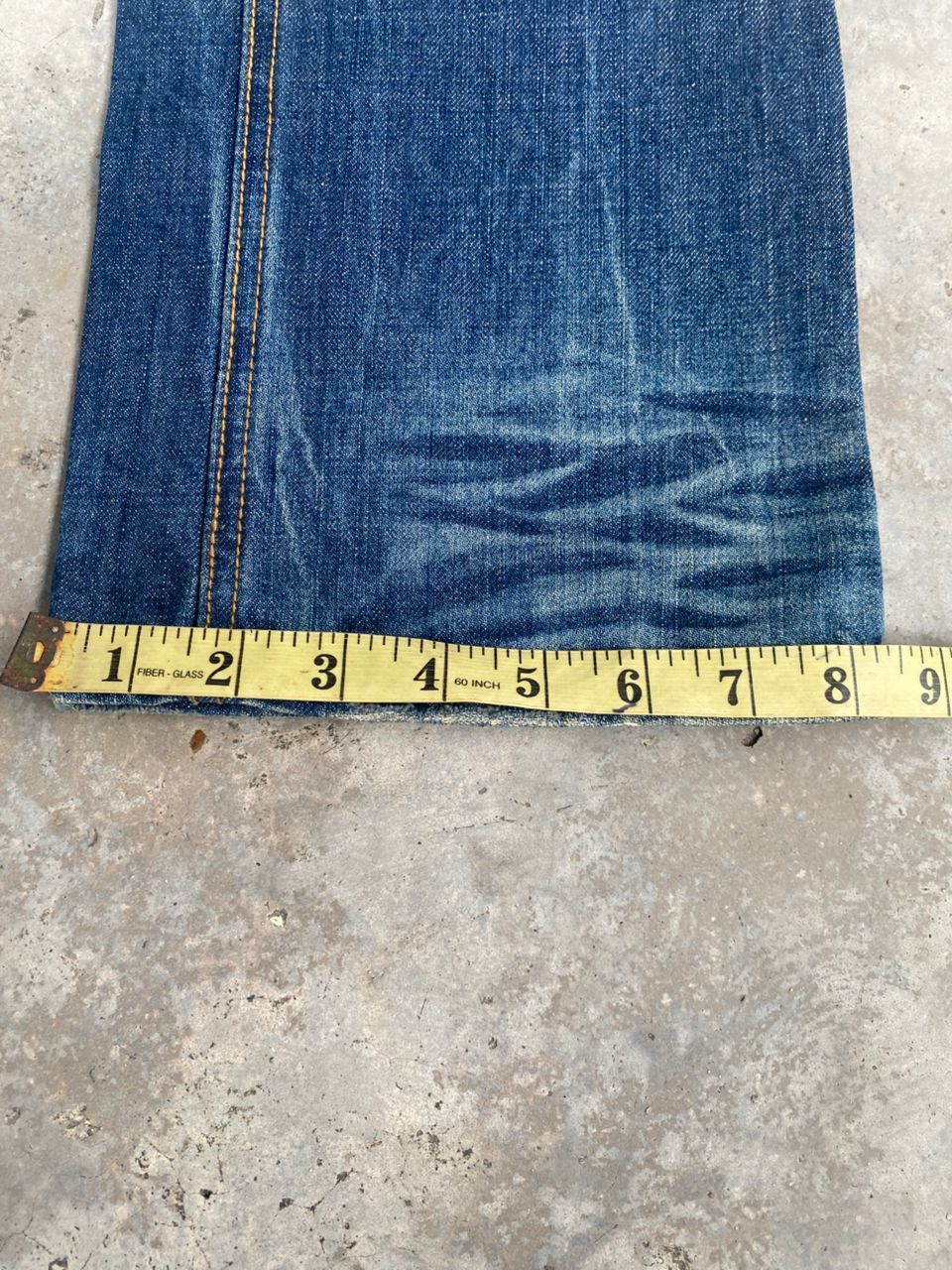 If Six Was Nine 💥FLARE💥SOUL FRANKY AMERICAN STYLE DISTRESSED DENIM Size US 33 - 7 Thumbnail