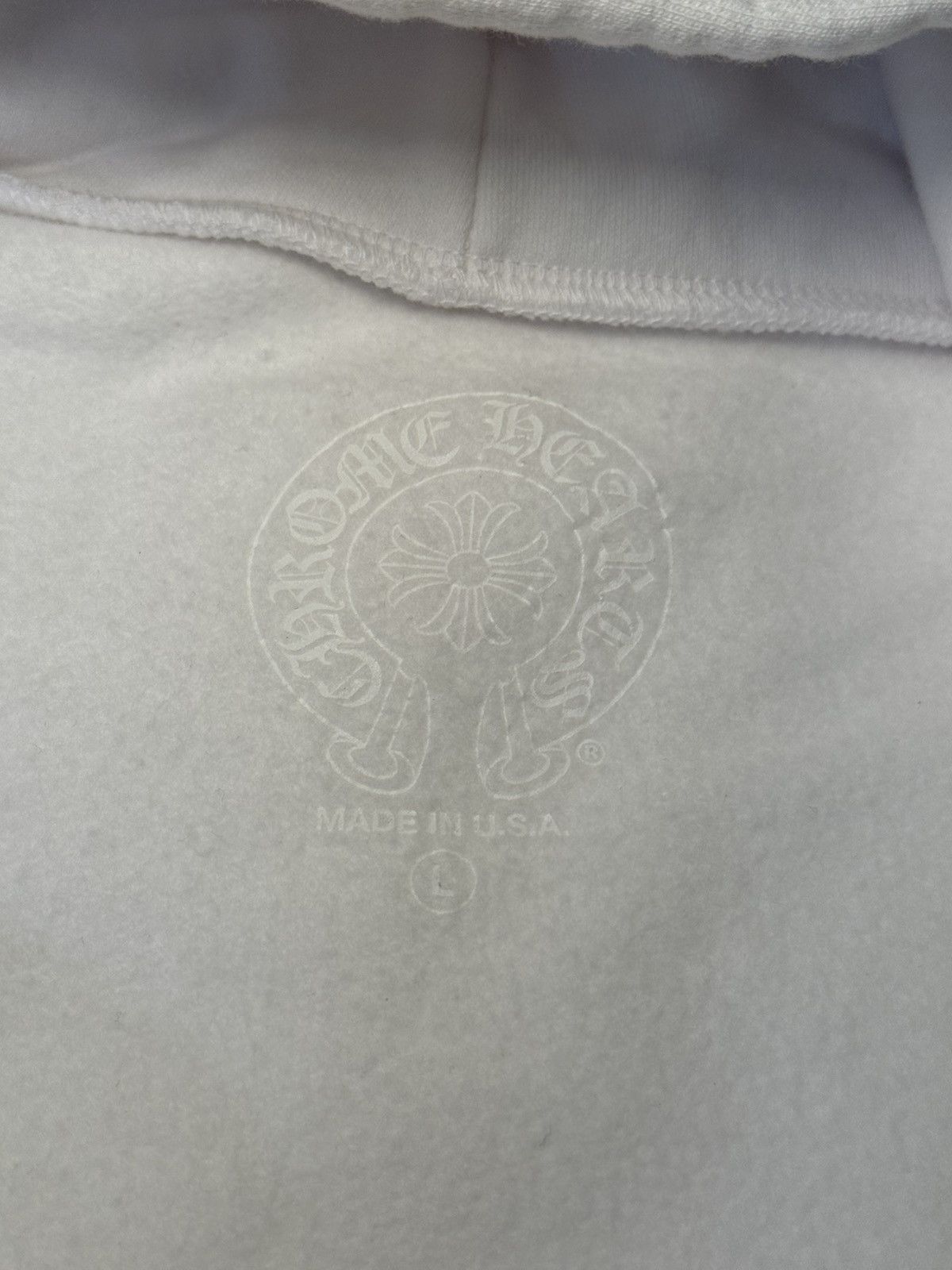 Chrome Hearts Chrome Hearts Zip Hoodie White Blue SZ Large Authentic FW25 Size US L / EU 52-54 / 3 - 6 Thumbnail