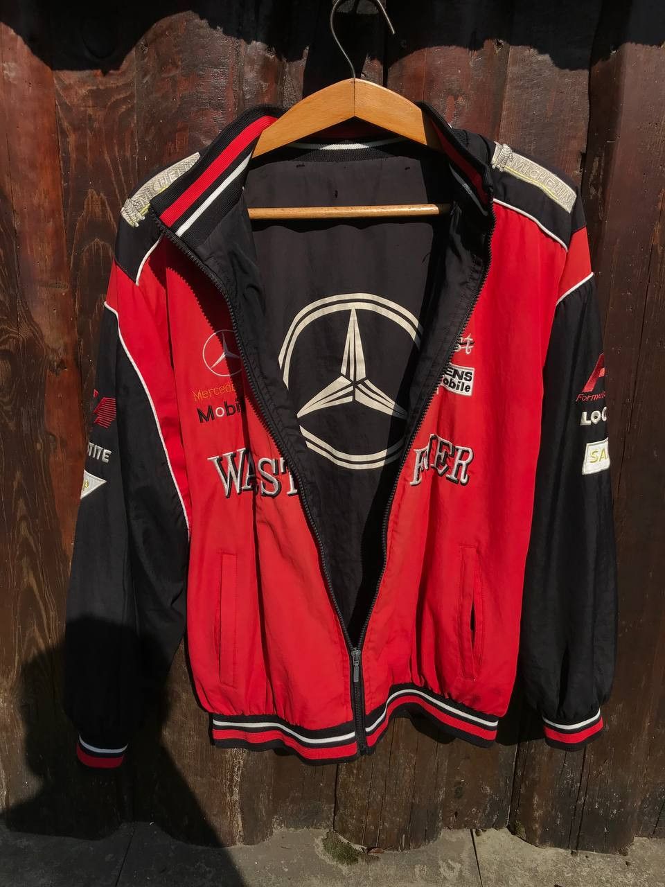 Formula 1 Vintage 90s McLaren Mercedes West F1 Racing Reversible Size US XL / EU 56 / 4 - 4 Thumbnail