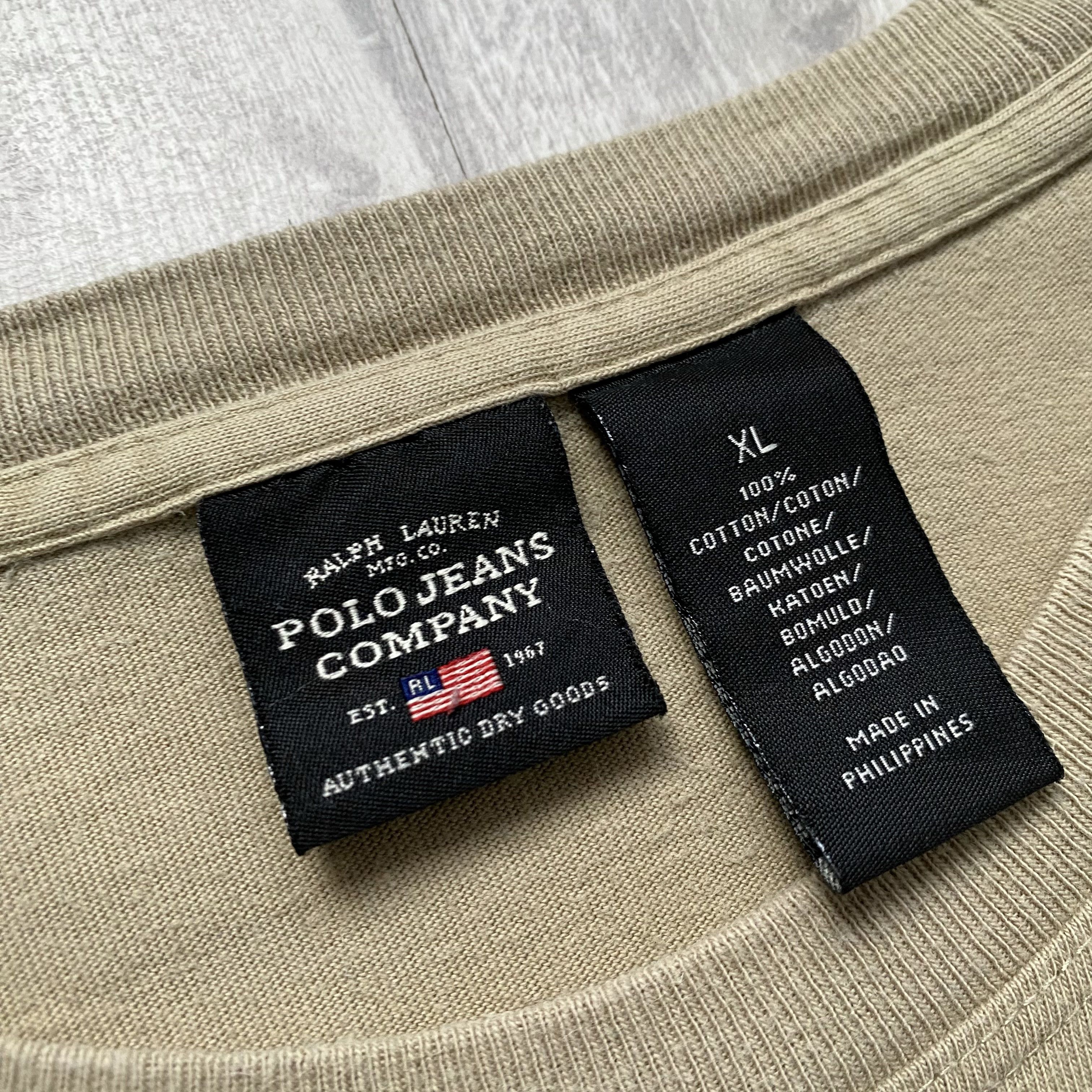 Polo Ralph Lauren Trashed 90s Polo Jeans Company racing team tee ferrari Size US XL / EU 56 / 4 - 5 Thumbnail