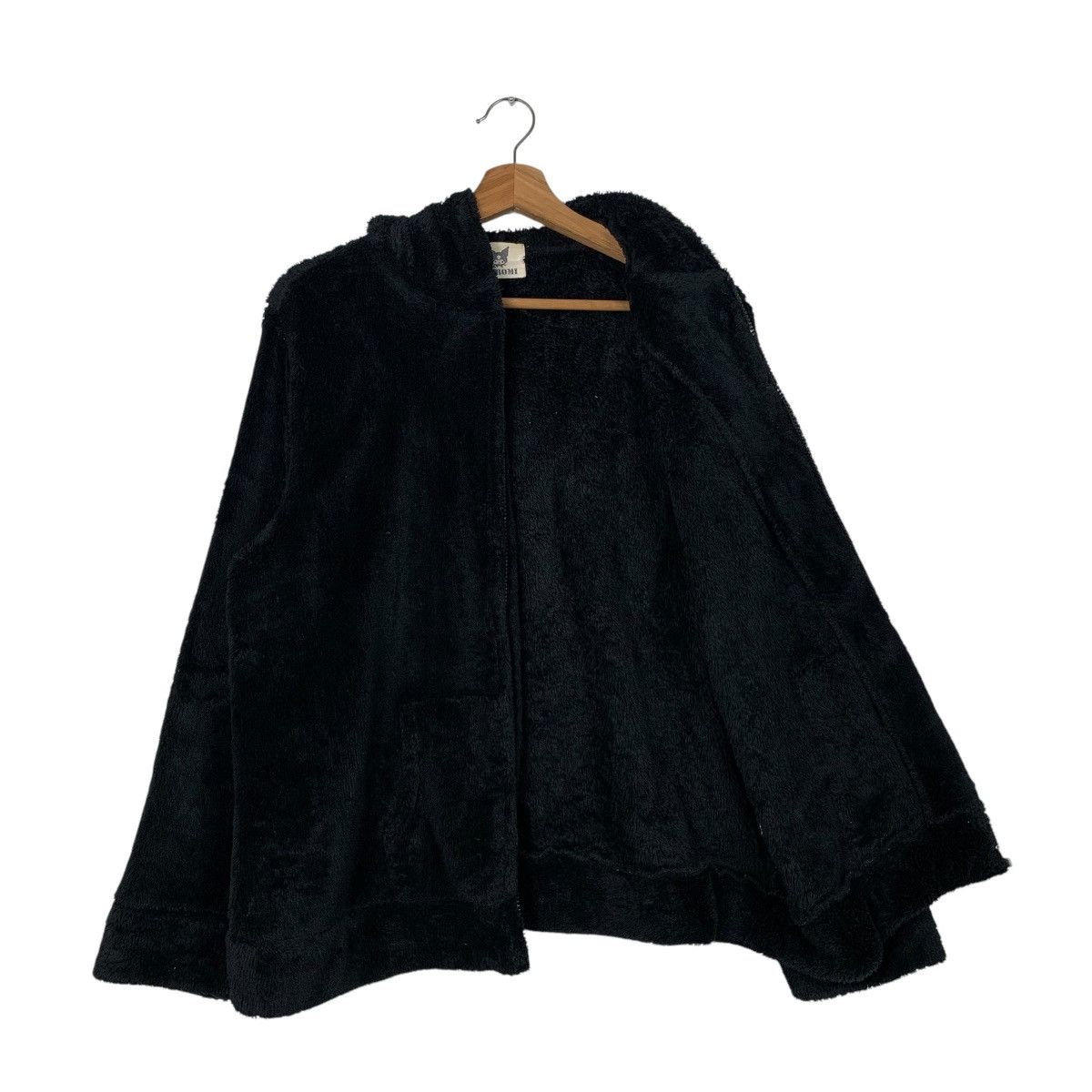 Anime KUROMI Face Zipper Fleece Hoodies #2070-C90 Size L / US 10 / IT 46 - 10 Thumbnail
