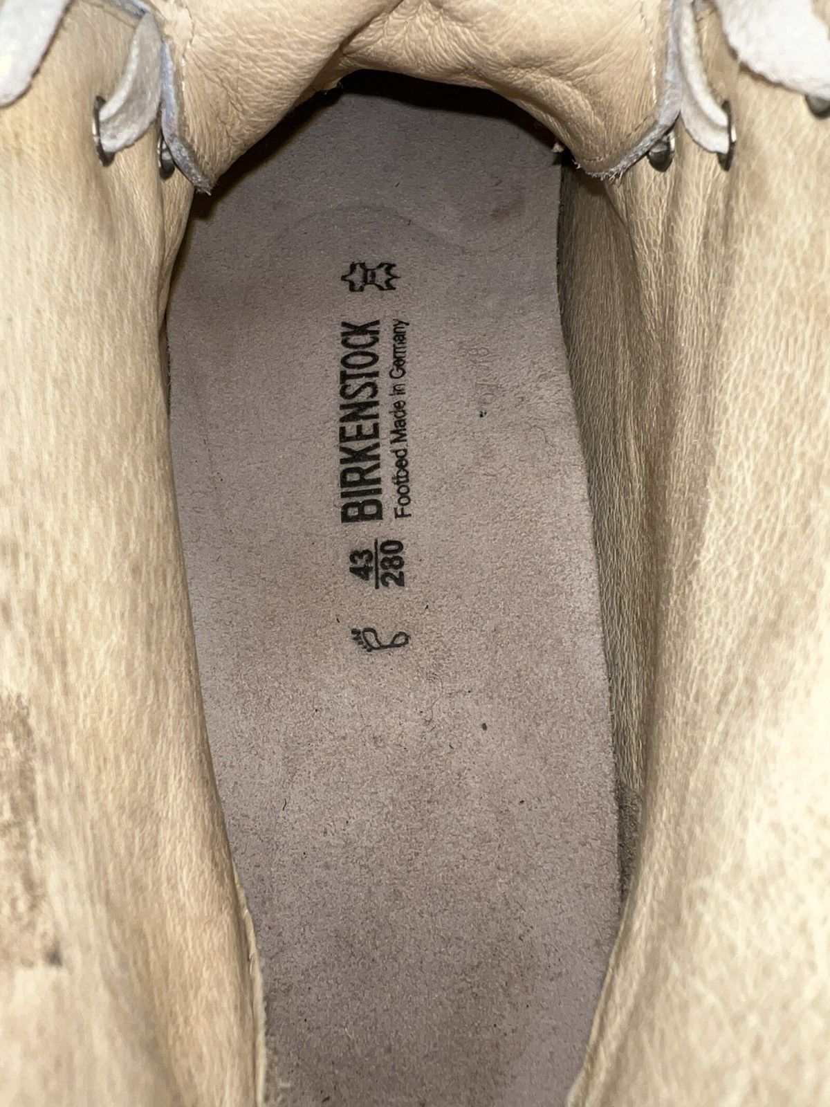 Birkenstock Birkenstock Men's Sneakers White Leather Bartlett Size US 10 / EU 43 - 14 Thumbnail