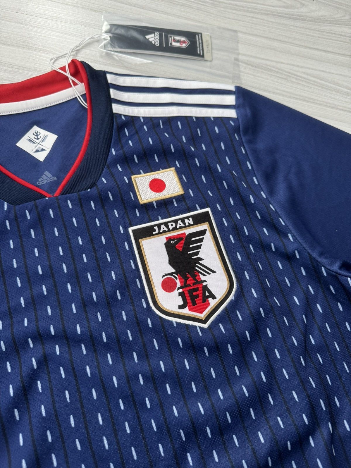 Adidas × Japanese Brand JAPAN 2017-2018 HOME SHIRT FOOTBALL SOCCER JERSEY ADIDAS Size US M / EU 48-50 / 2 - 6 Thumbnail