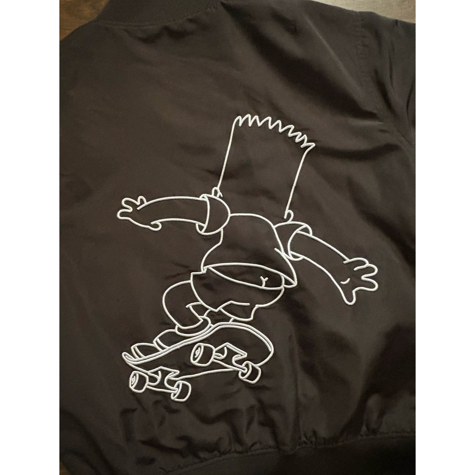 The Simpsons RARE The Simpsons Bart Black Bomber Jacket Men’s 2XL Size US XXL / EU 58 / 5 - 5 Thumbnail