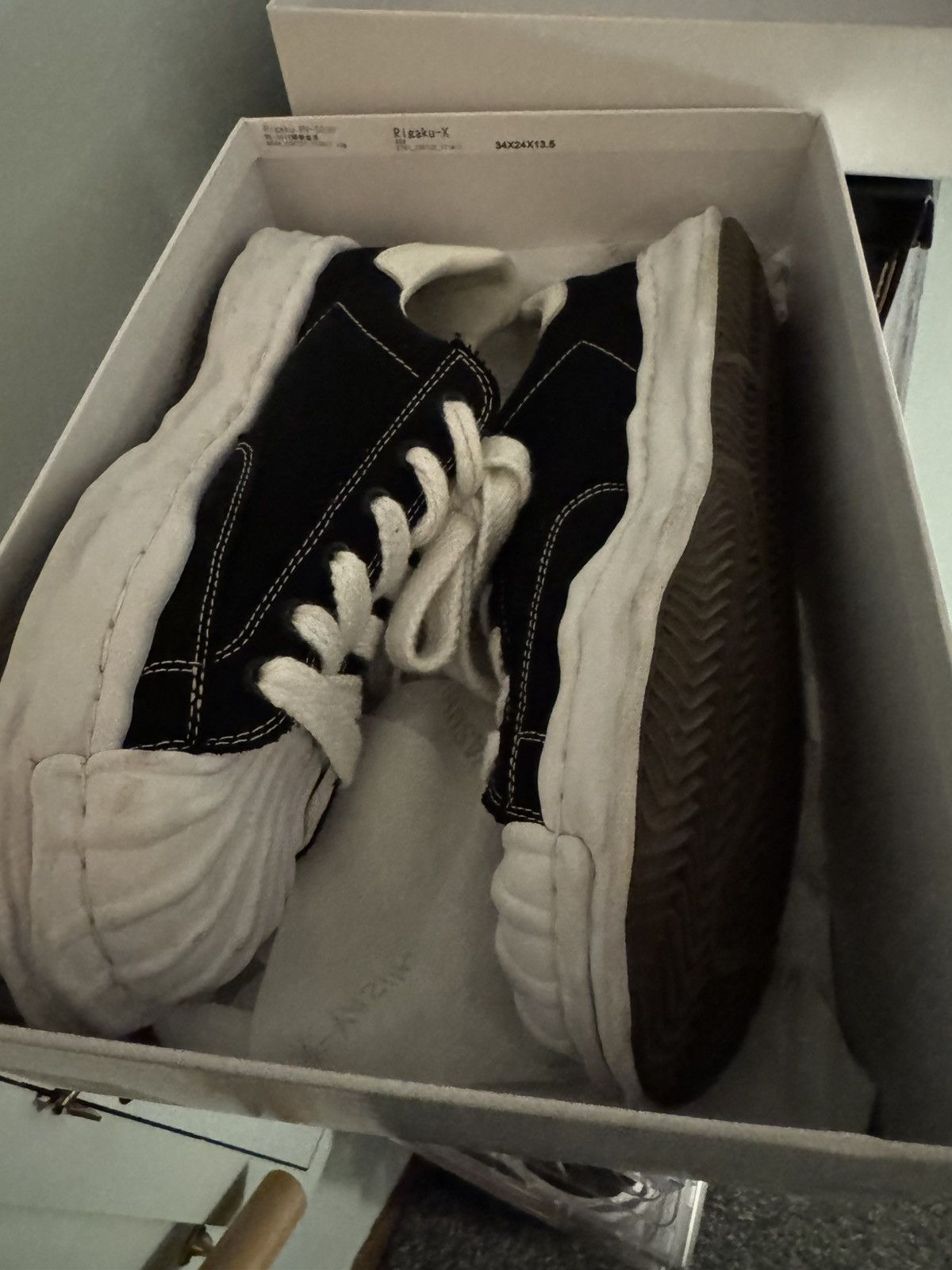 Maison MIHARA YASUHIRO MMY Blakey Low Canvas Sneakers Size US 12 / EU 45 - 13 Thumbnail