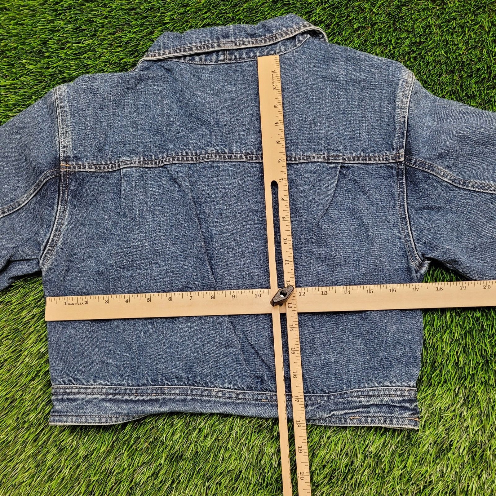 Gap VTG GAP Cropped Denim Jacket Womens 2XS/XS Belted Waist Size XS / US 0-2 / IT 36-38 - 9 Thumbnail
