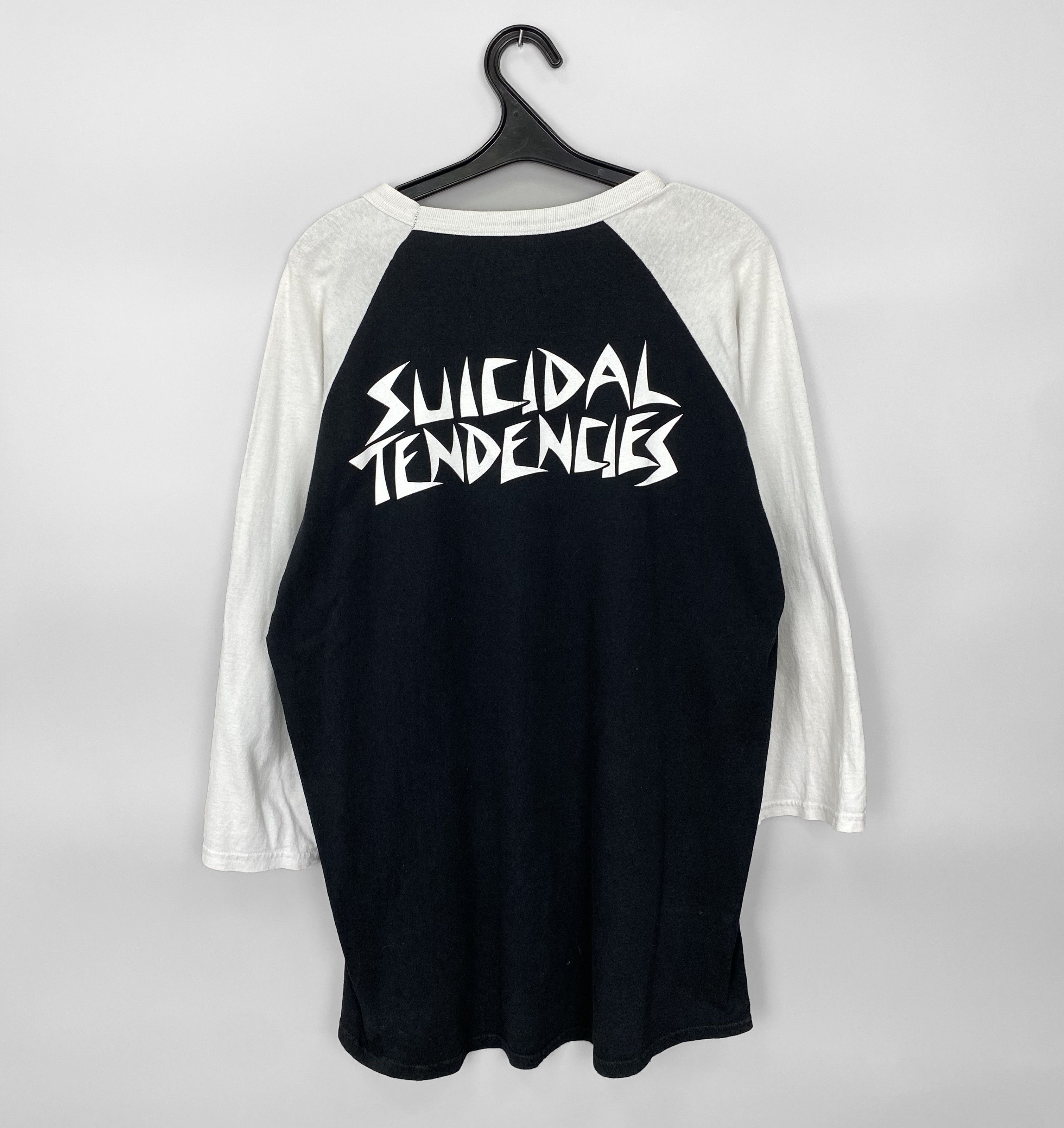Band Tees Vintage Champion x Suicidal Tendencies Raglan Long Sleeves Size US L / EU 52-54 / 3 - 3 Thumbnail