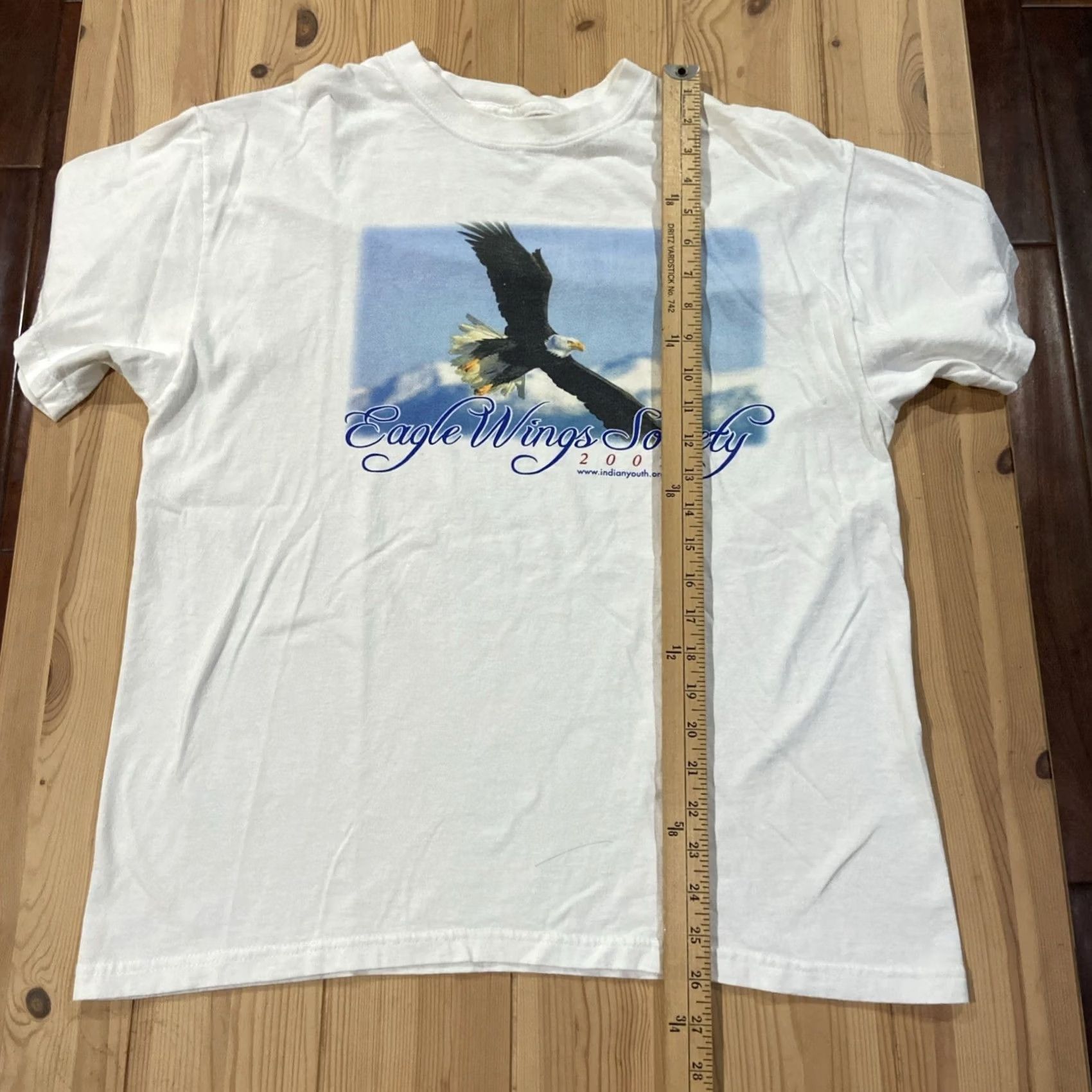 Gildan Vintage Gildan The Mountain Nature Shirt Eagle Logo T-Shirt Short Sleeve Cotton Blue Regular Adult L Mens Size US L / EU 52-54 / 3 - 7 Thumbnail