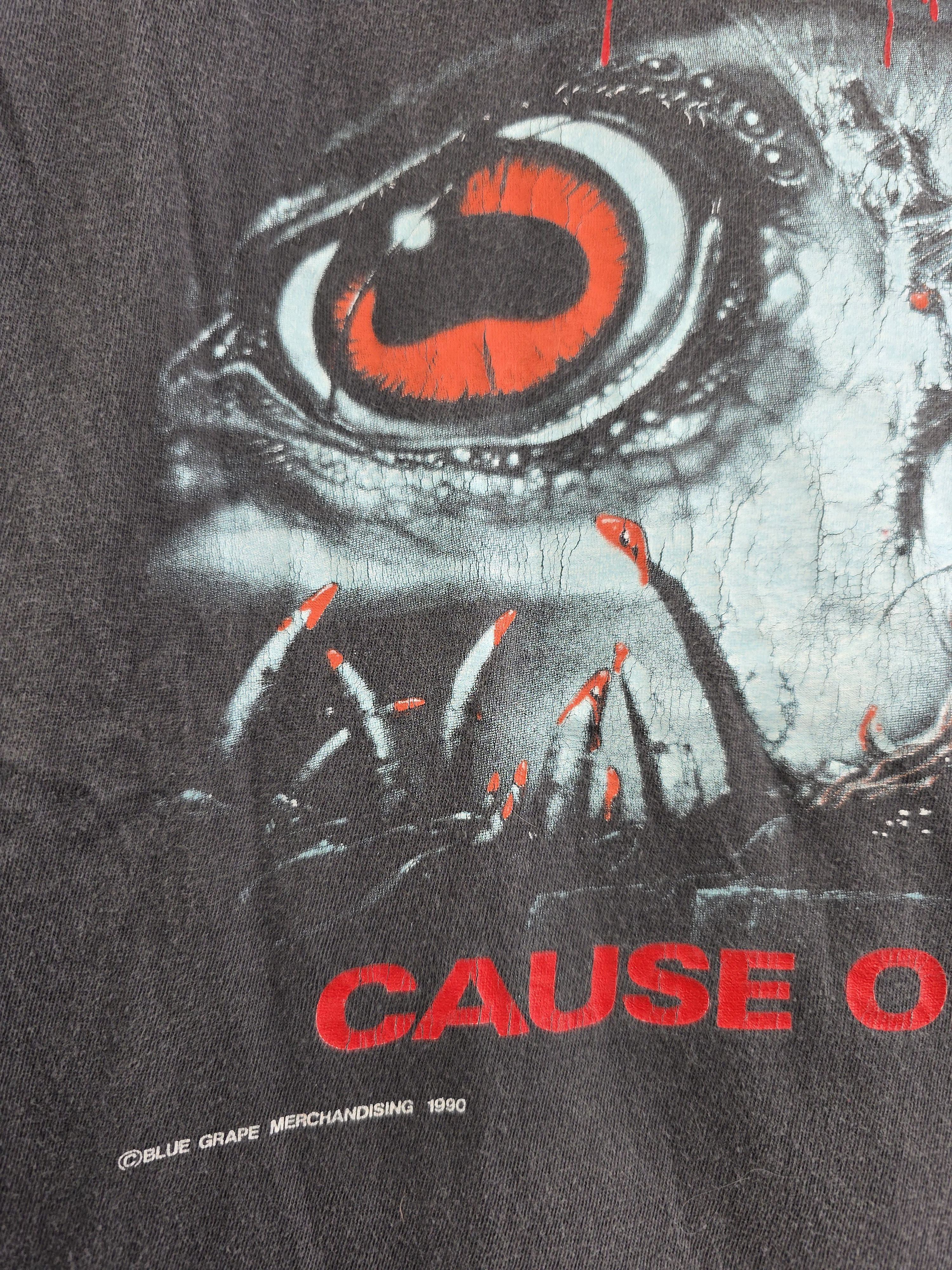 Band Tees × Vintage 1990 Obituary Cause of death XL 23" 27.5" Size US XL / EU 56 / 4 - 3 Thumbnail