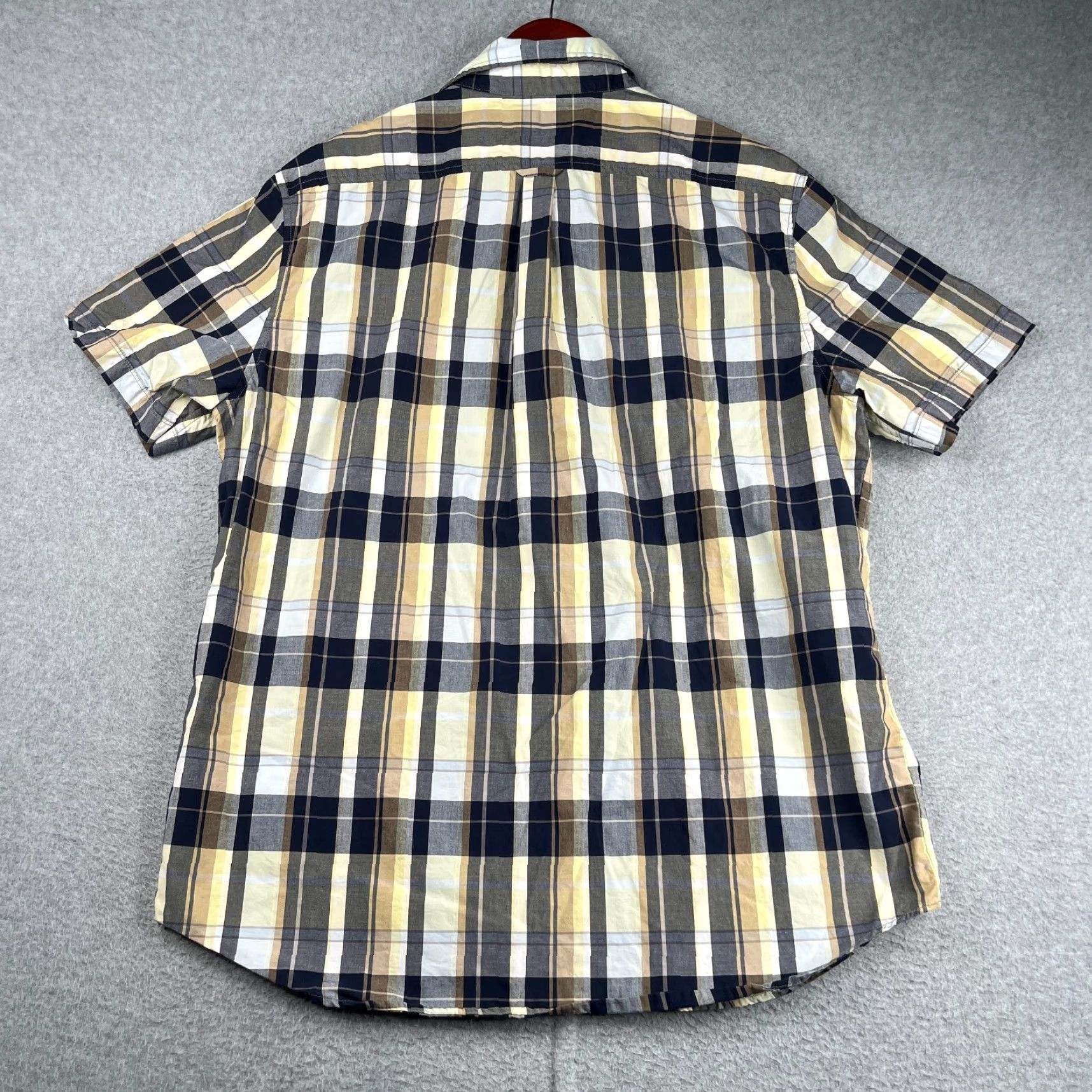Timberland Timberland Plaid Shirt Regular Fit Short Sleeve Button-Up XL Mens Multicolor Black Gold Pocket Size US XL / EU 56 / 4 - 6 Thumbnail