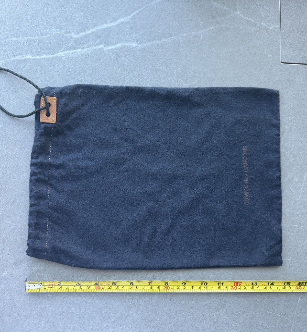Comme des Garcons Comme des Garcons Japan Dark Blue Fabric Drawstring Dust Bag Size ONE SIZE - 9 Thumbnail