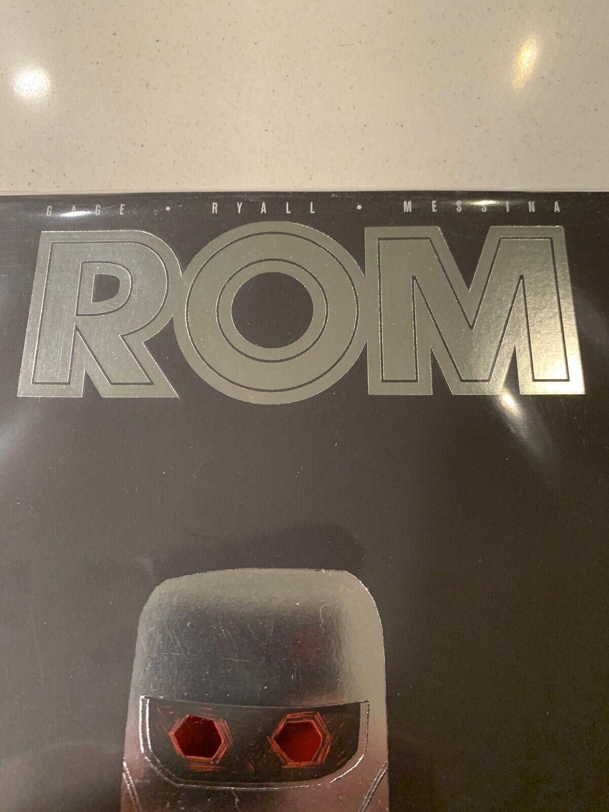 Designer ROM #1 IDW Convention Re-Cover Signed Messina Gage Ryall Size ONE SIZE - 8 Thumbnail
