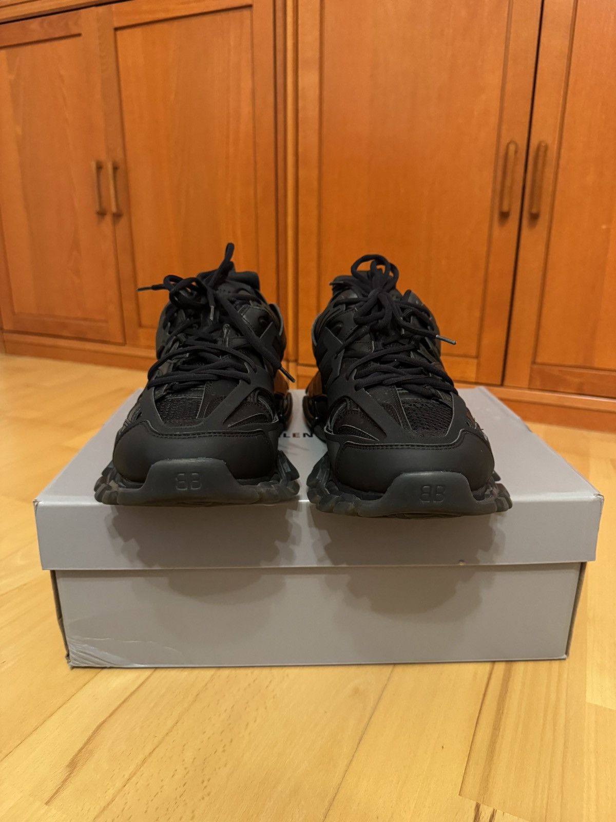 Balenciaga Balenciaga Track Clearsole Triple Black Size US 13 / EU 46 - 6 Thumbnail