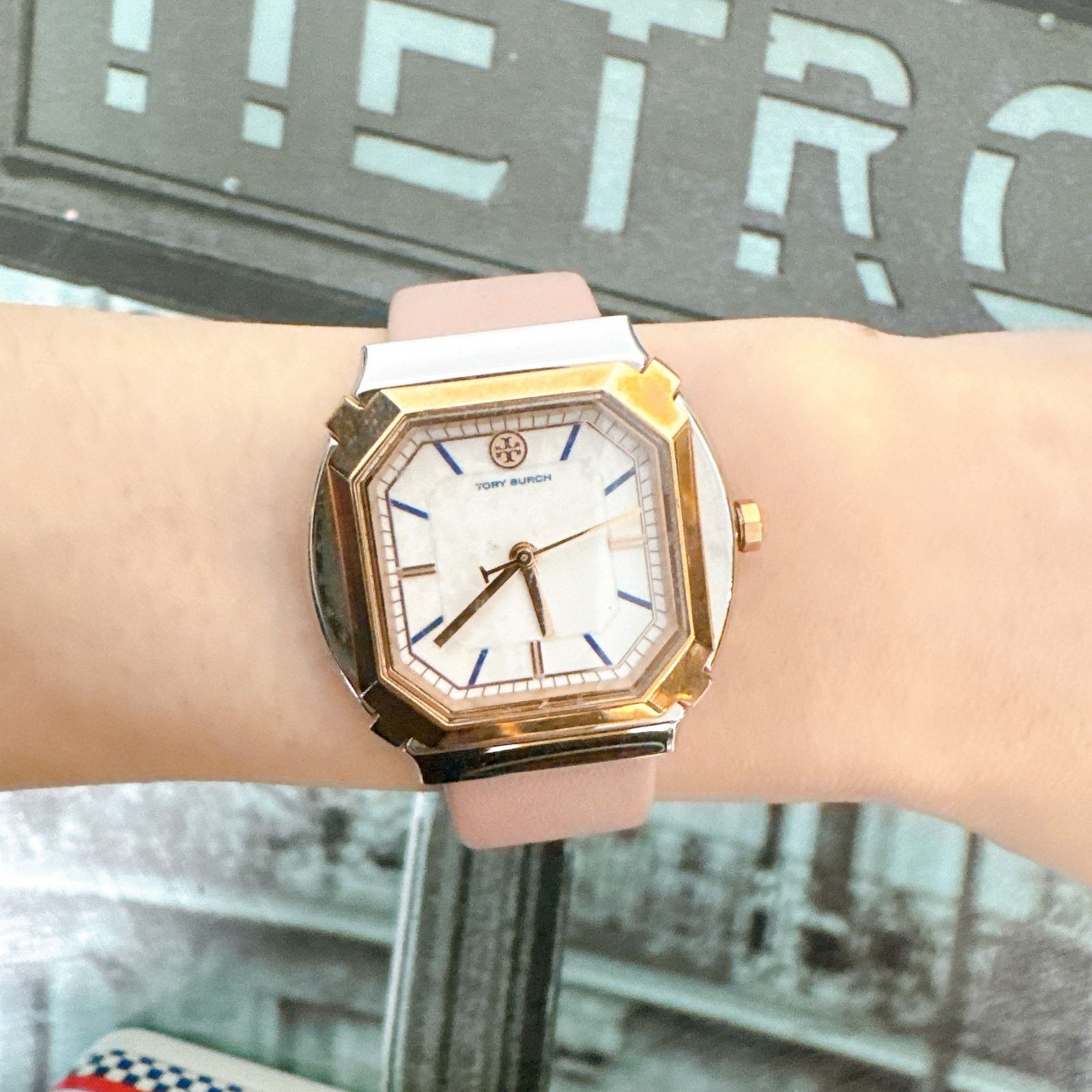 Tory Burch Tory Burch TBW5101 Blake Two Tone Rose Gold r Pink Watch Size ONE SIZE - 5 Thumbnail
