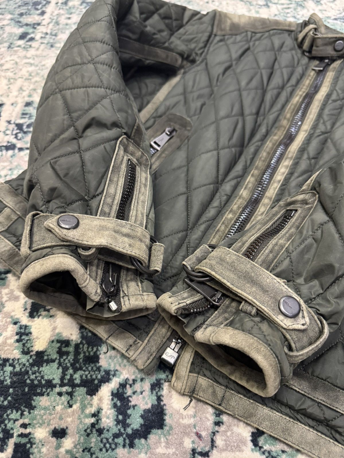 Ralph Lauren RALPH LAUREN QUILTED PADDED BONDAGE JACKET Size XS / US 0-2 / IT 36-38 - 3 Thumbnail