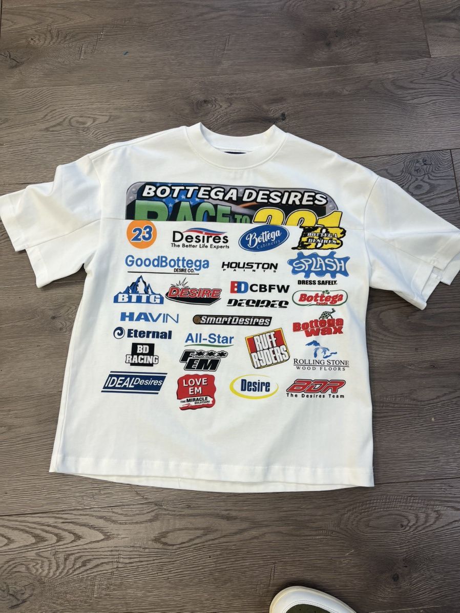 Bottega Desires Bottega Desires Race T-Shirt Size US S / EU 44-46 / 1 - 1 Thumbnail