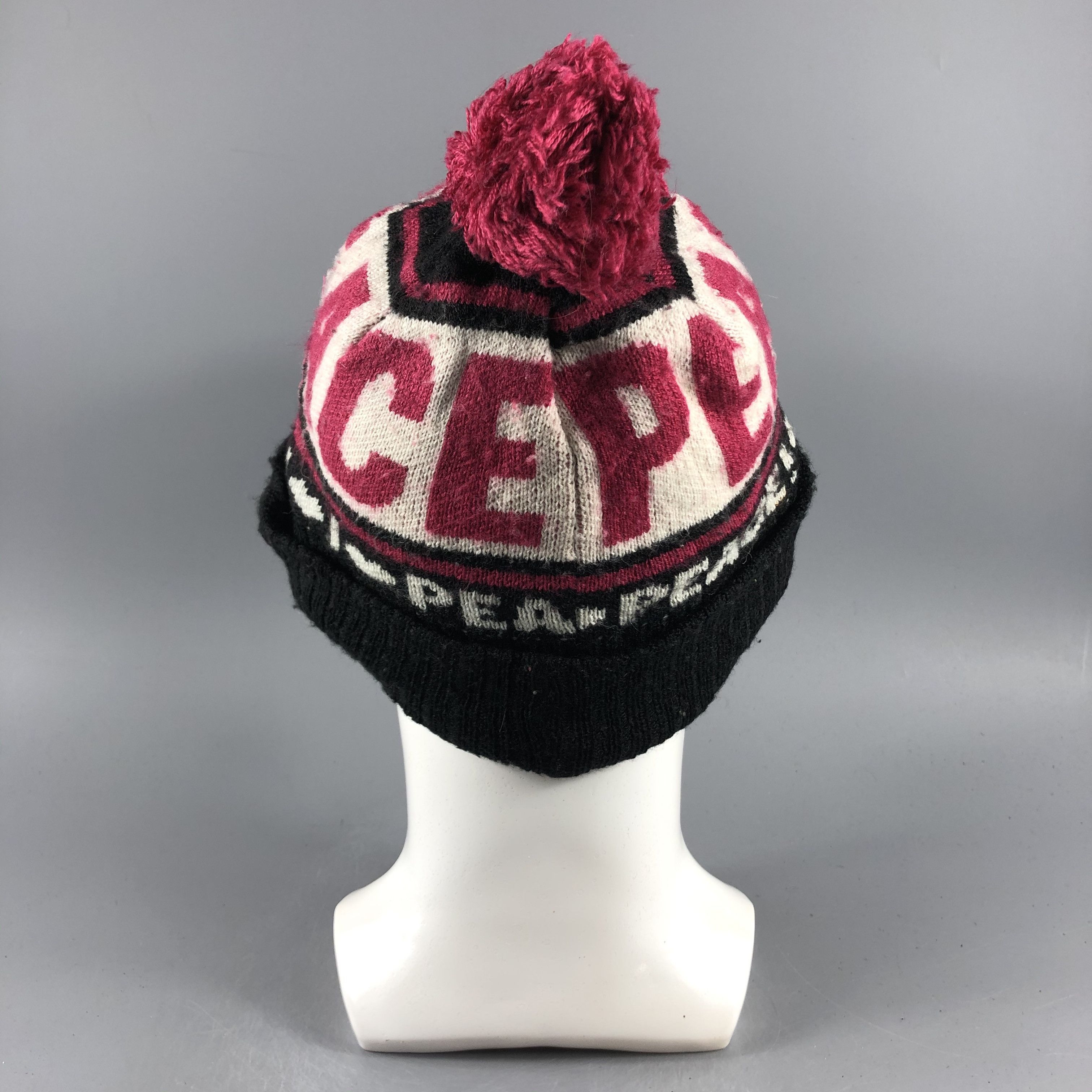 Japanese Brand × Vintage Womens Peace Visor Beanie Snow Hat Snow Cap -D653 Size ONE SIZE - 3 Thumbnail