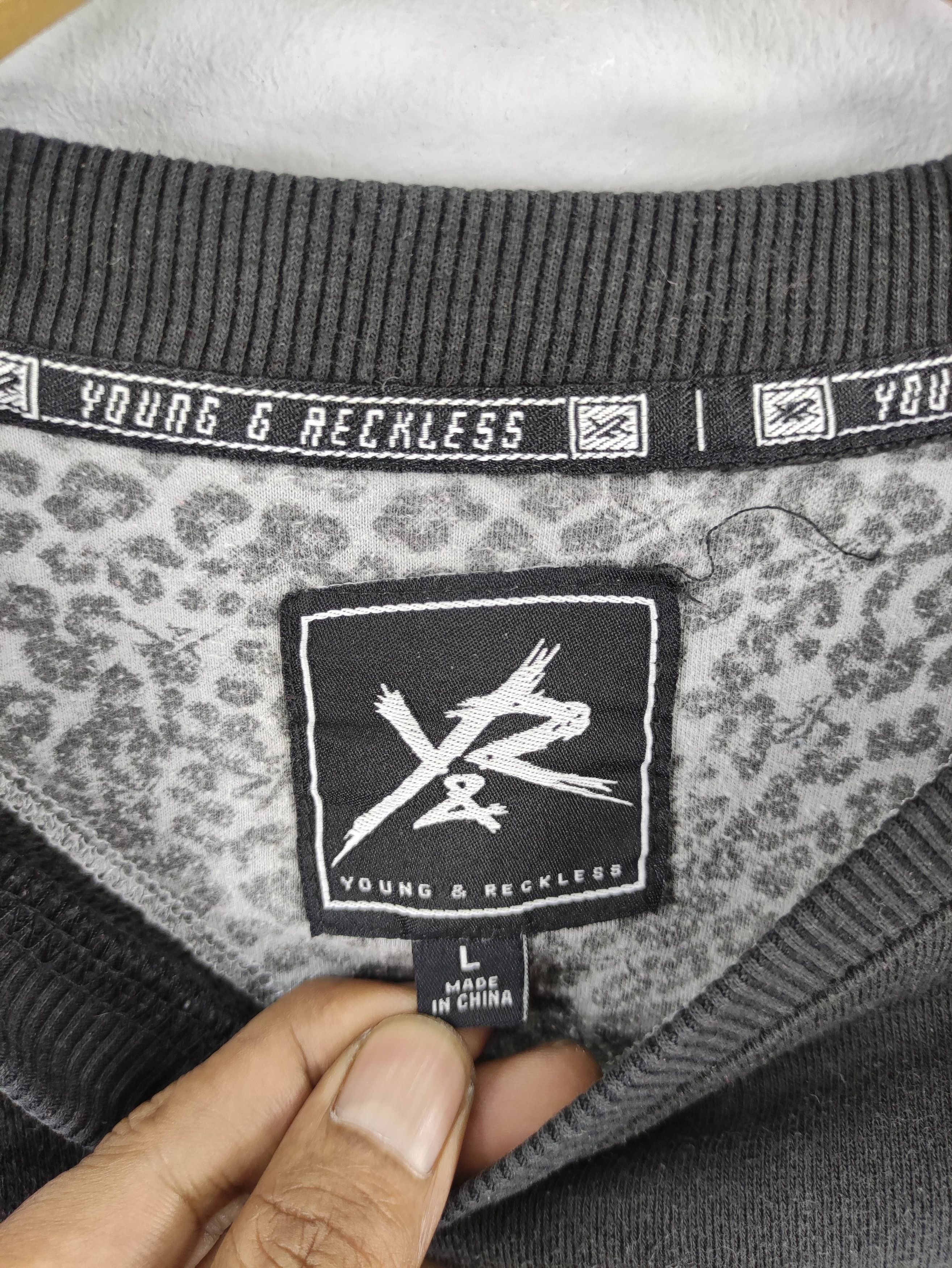 Japanese Brand Vintage Voungand Reckless Sweatshirt Jumper Size US L / EU 52-54 / 3 - 3 Thumbnail