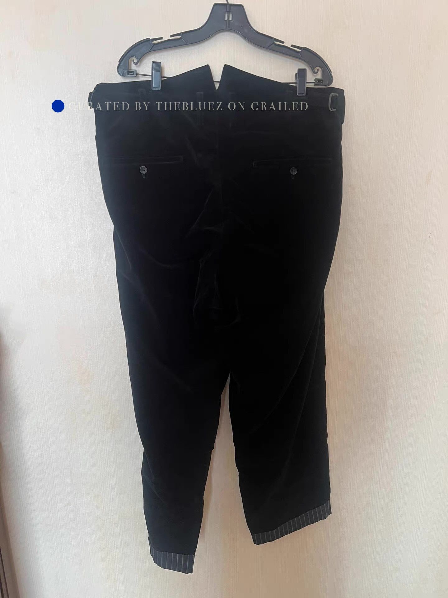 Yohji Yamamoto Black Cropped Tailored Pants Size 34 Size US 34 / EU 50 - 1 Thumbnail