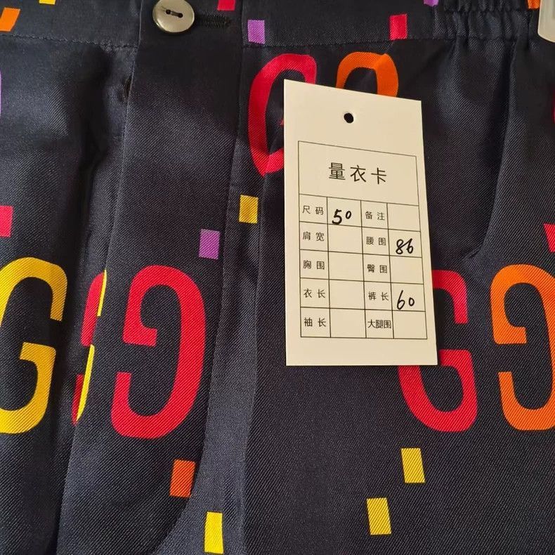 Gucci gucci colorful printed silk shorts-2508 Size US 44 / EU 60 - 6 Thumbnail