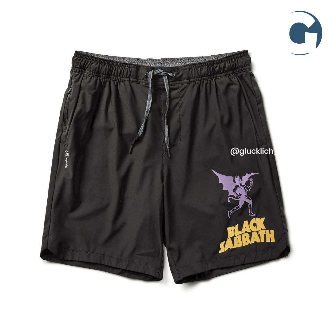 Roark Roark, Run Amok Serrano 2.0 Black Sabbath Short 8” Black Size US 28 / EU 44 - 1 Thumbnail