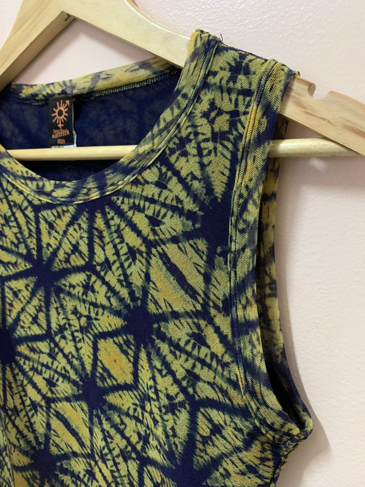 Jean Paul Gaultier 2000’s Jean Paul Gaultier - Tie Dye - Mesh Blouse Size M / US 6-8 / IT 42-44 - 6 Thumbnail