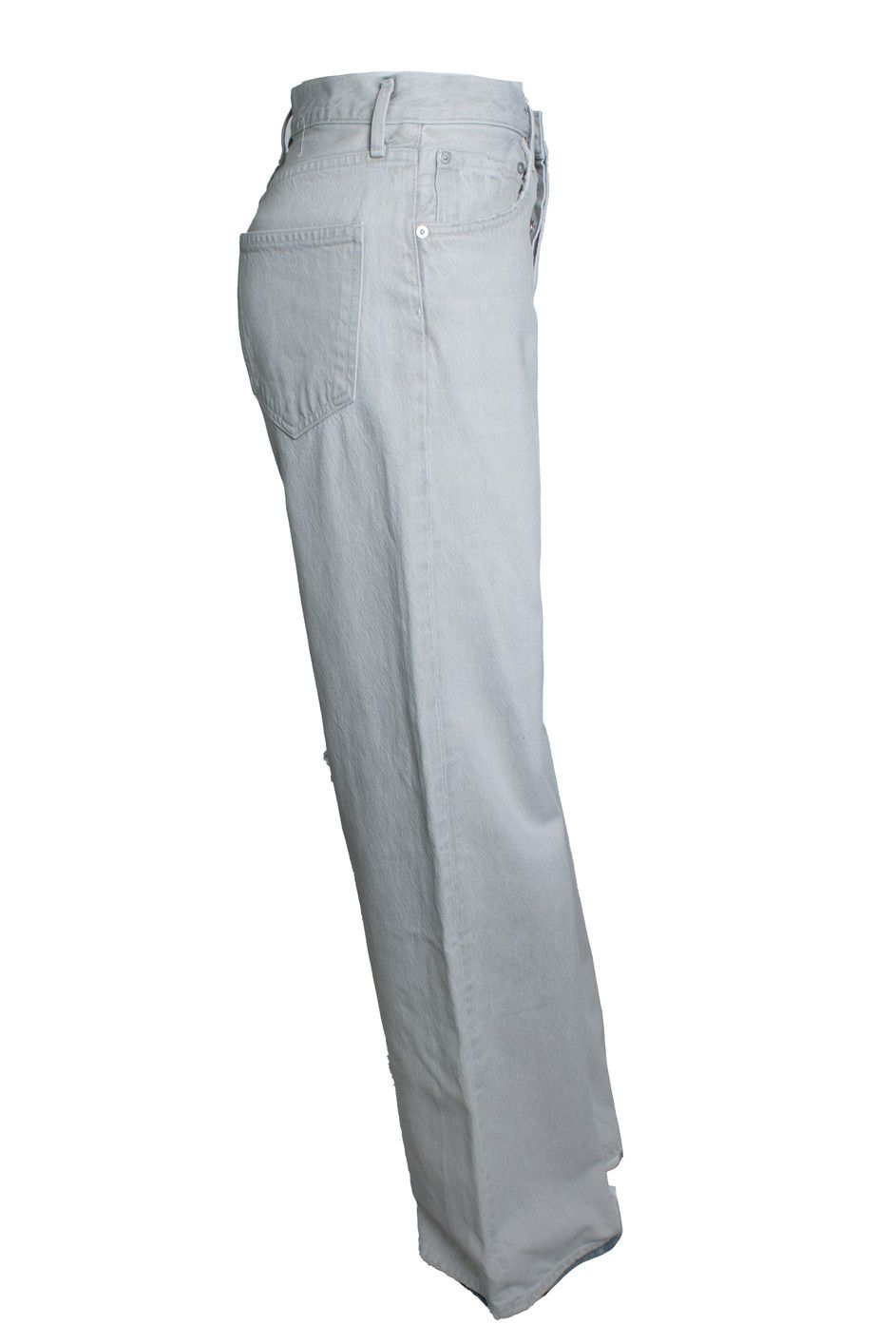 Agolde Agolde, Dame jeans in light grey Size 27" / US 4 / IT 40 - 3 Thumbnail