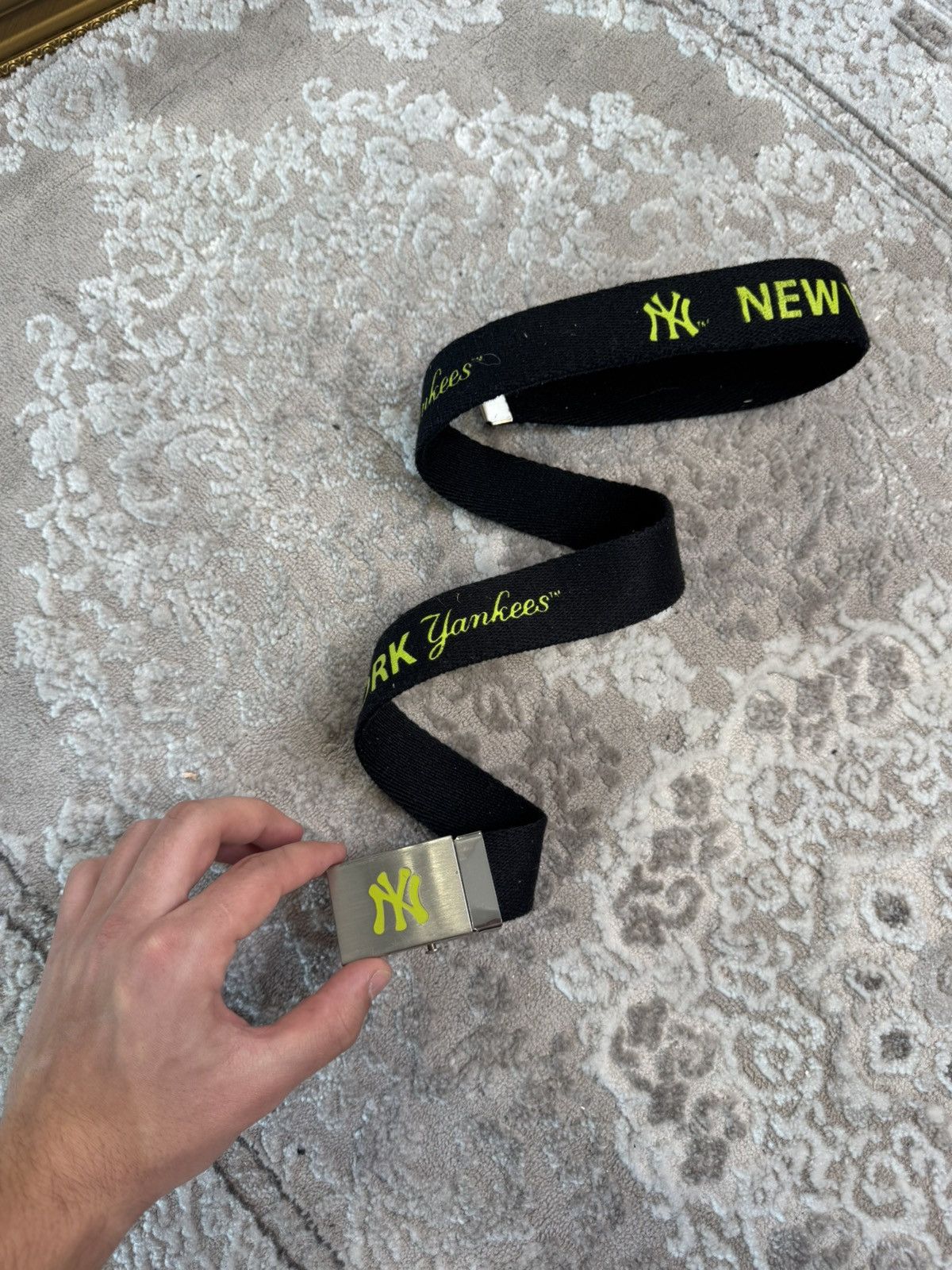 New York Yankees Vintage Belt New York Yankees MLB Y2K and cap Size ONE SIZE - 1 Thumbnail