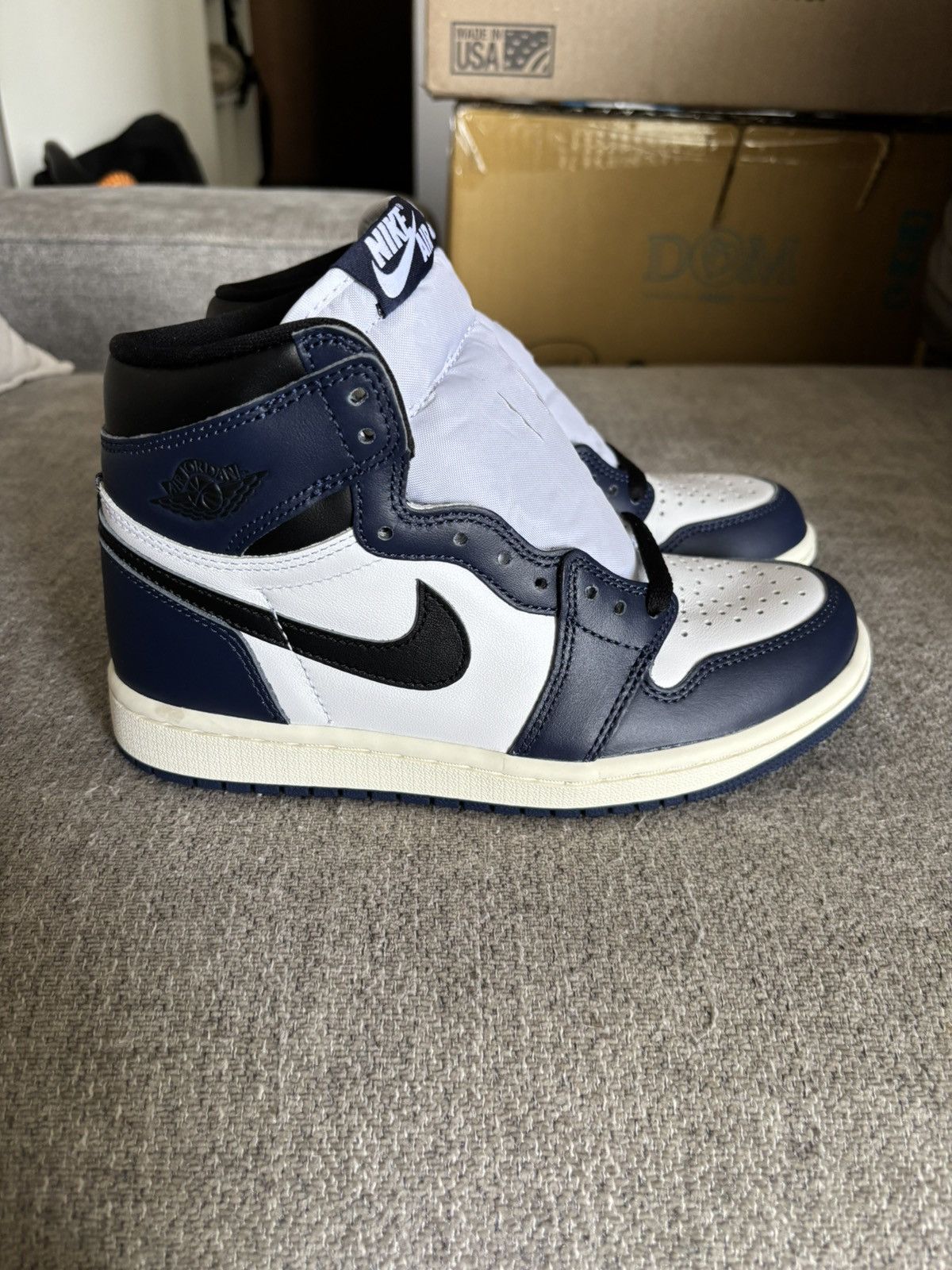 Jordan Brand Air Jordan 1’s Midnight Blue, Size 4M BRAND NEW NO BOX Size US 5 / EU 37 - 3 Thumbnail