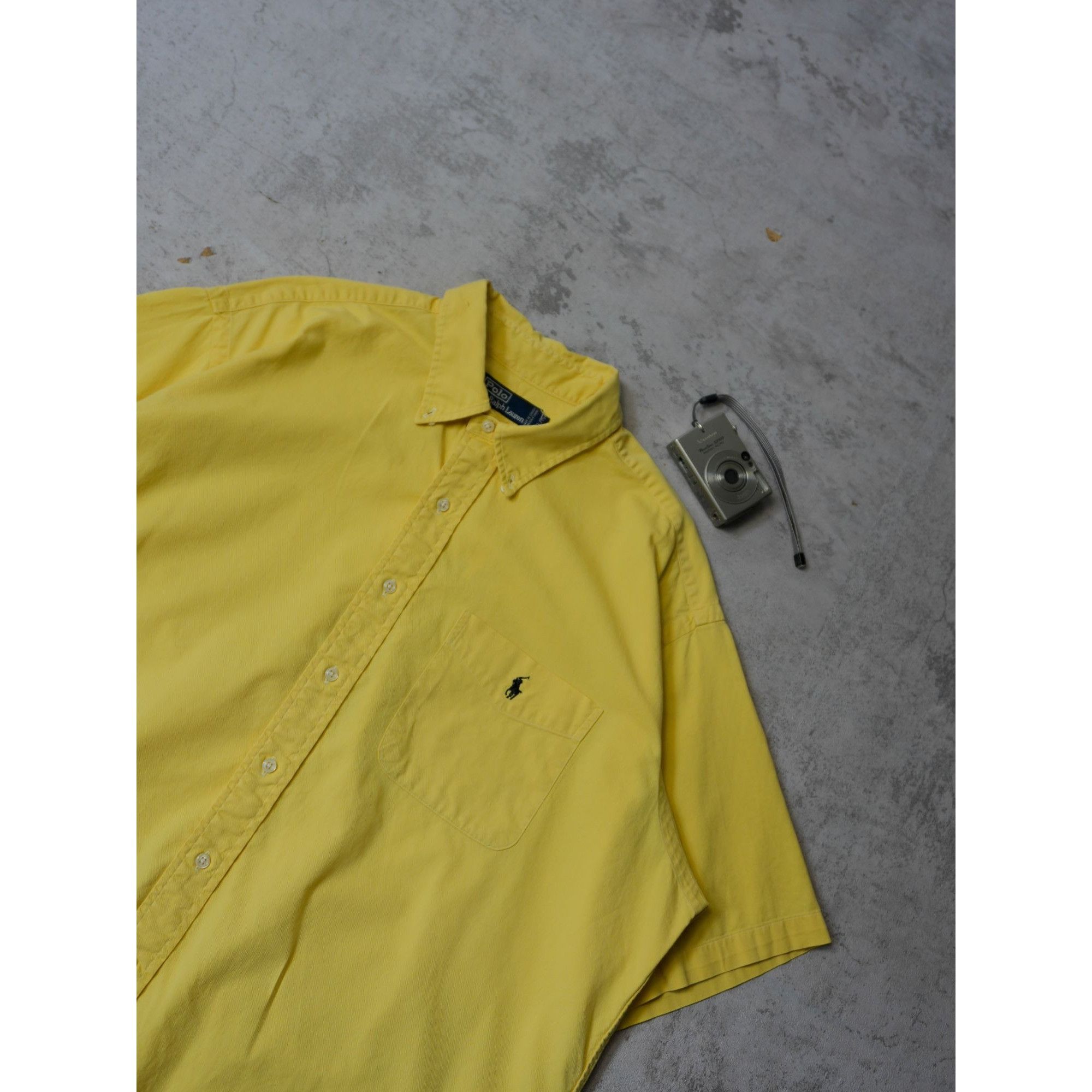 Polo Ralph Lauren Polo Ralph Lauren Yellow Half Sleeves Button Up Size US XL / EU 56 / 4 - 1 Thumbnail