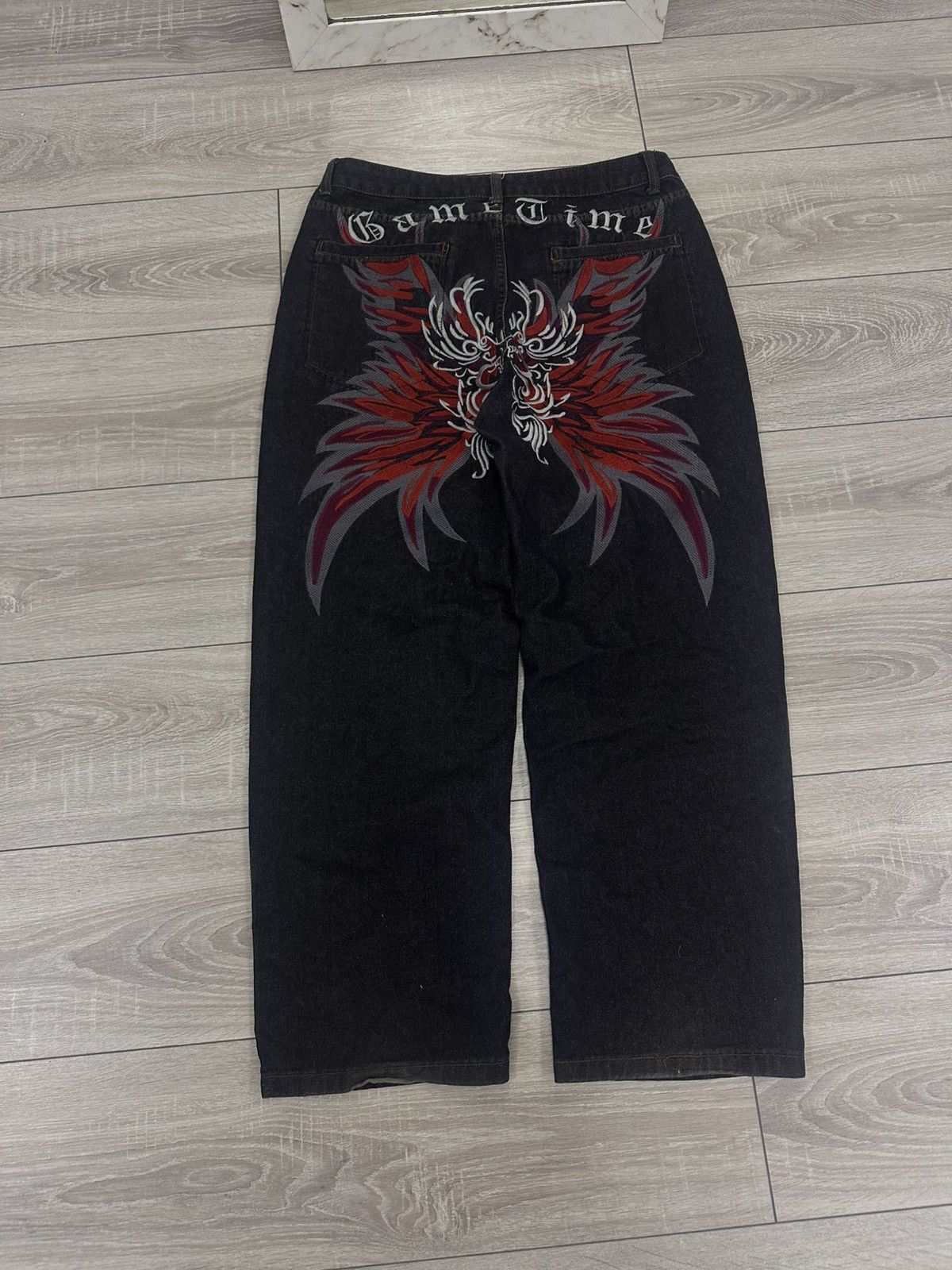 Affliction Baggy Y2K Rap Affliction Style Jeans Size US 32 / EU 48 - 2 Thumbnail