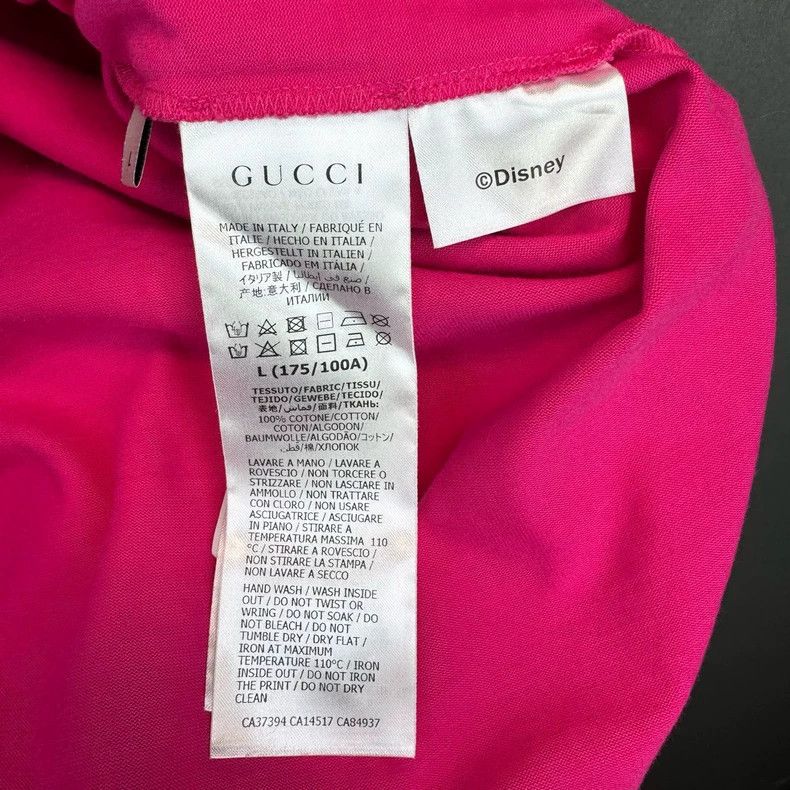 Gucci GucciRed authentic DISNEY co-branded round-neck short sleev Size L / US 10 / IT 46 - 4 Thumbnail