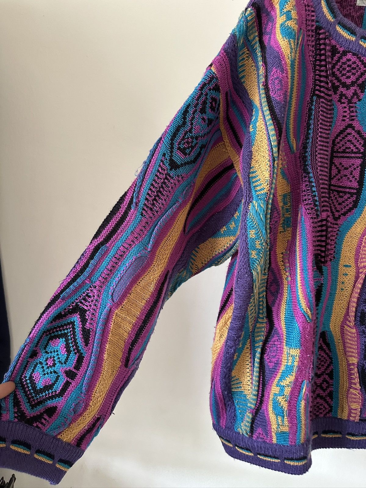 Coogi 1980s Giovanni Uomo 3D Knitted Sweater Size US M / EU 48-50 / 2 - 3 Thumbnail