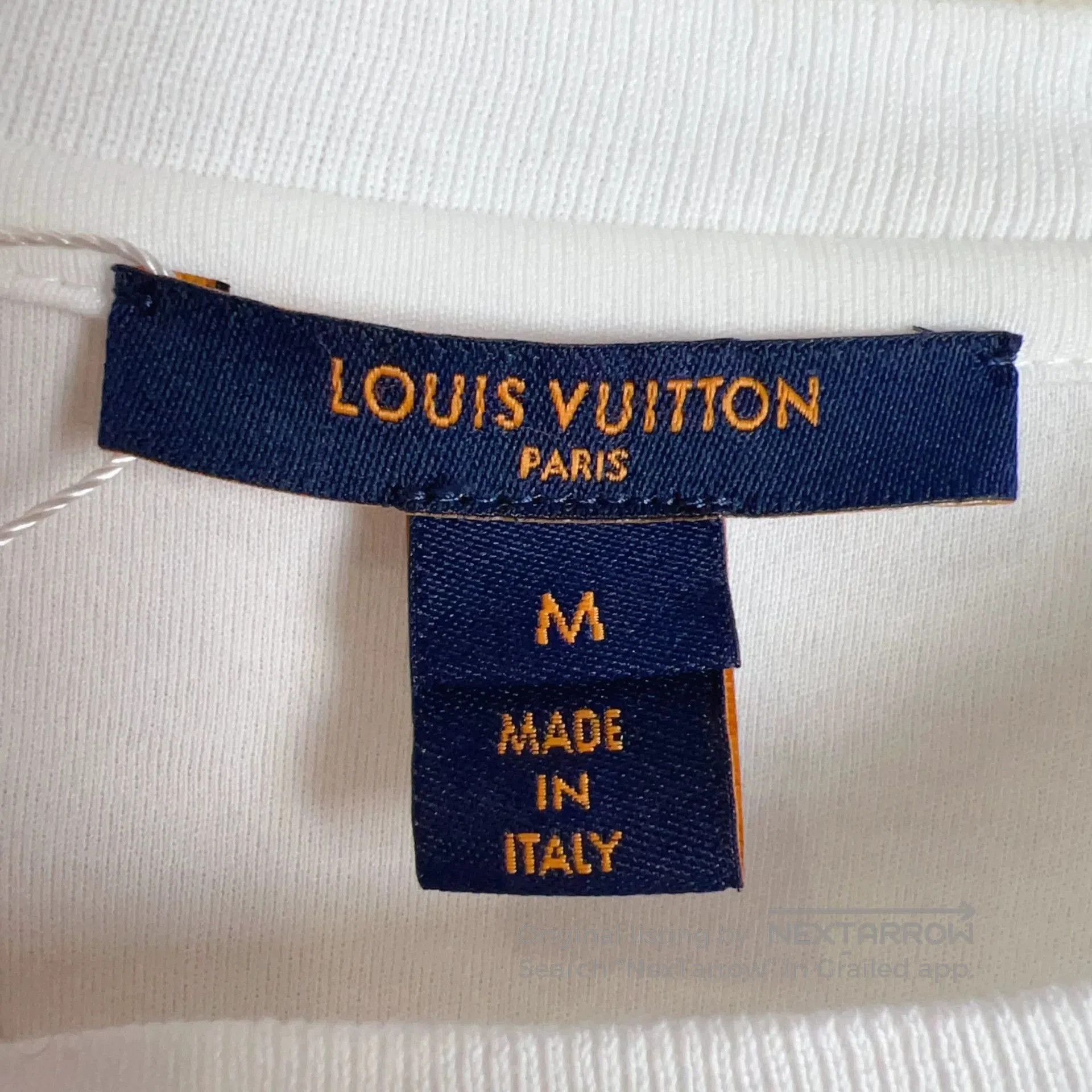louis vuitton white short sleeve t-shirt.