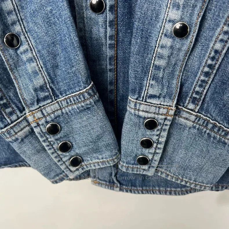 Saint Laurent Paris Saint Laurent Vintage Denim Shirt Size S. Size US S / EU 44-46 / 1 - 6 Thumbnail