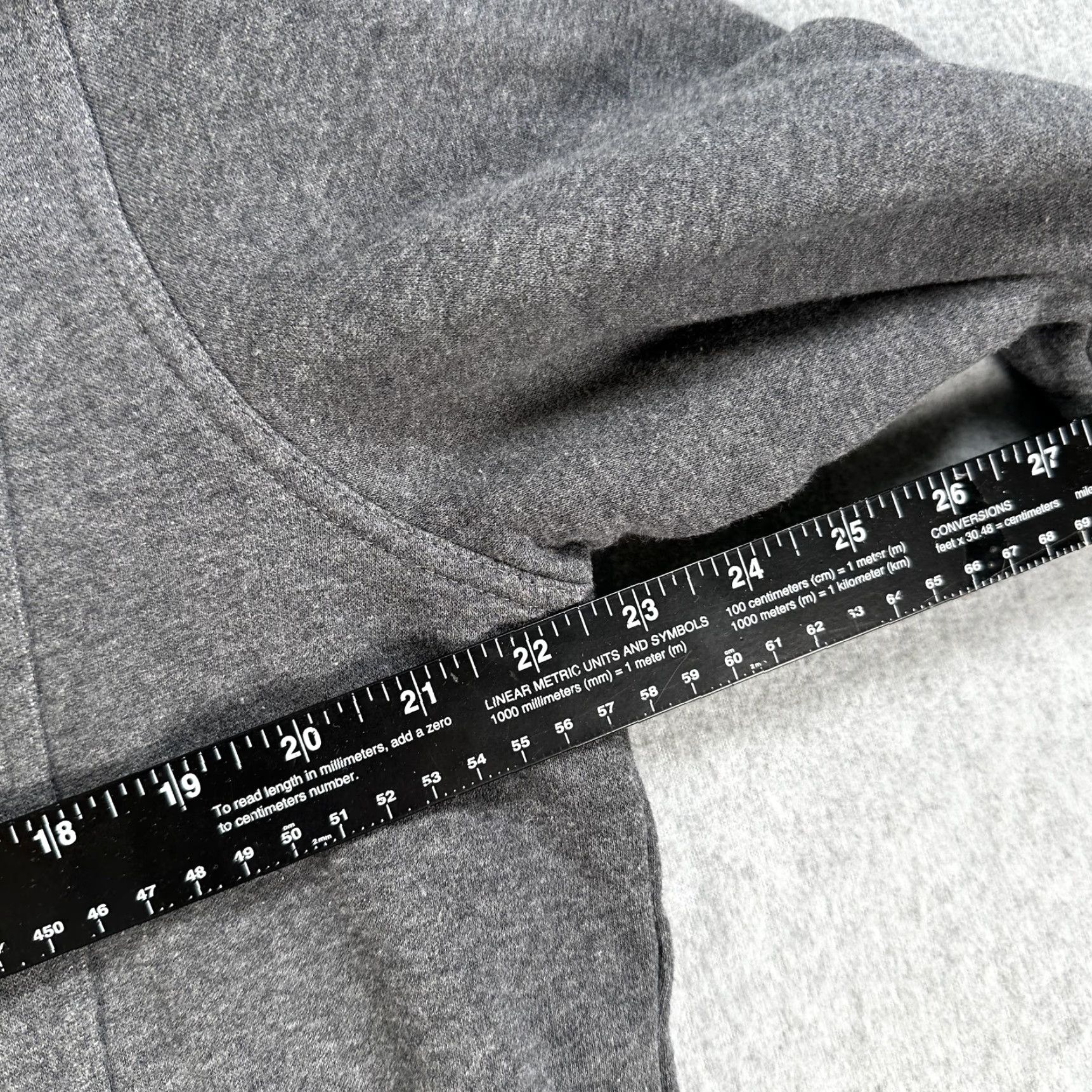 Asics ASICS Hoodie Mens L Gray Pullover Snap Neck Fleece Pocket Hoodie Sweatshirt Size US L / EU 52-54 / 3 - 7 Thumbnail